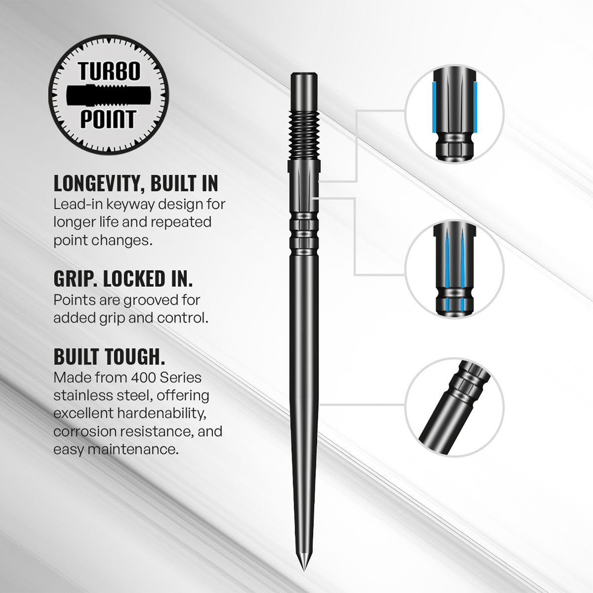 Kapene Gold Ti  - Turbo Dart Points
