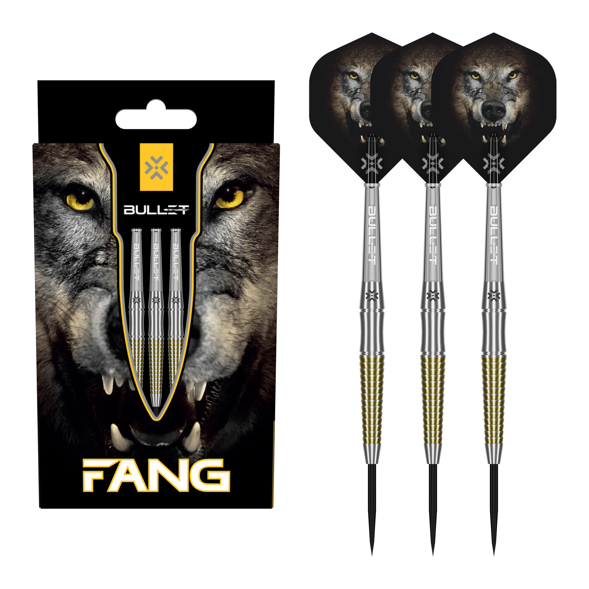 Bullet Fang - 90% Tungsten Steel Tip Darts 22 Grams Darts