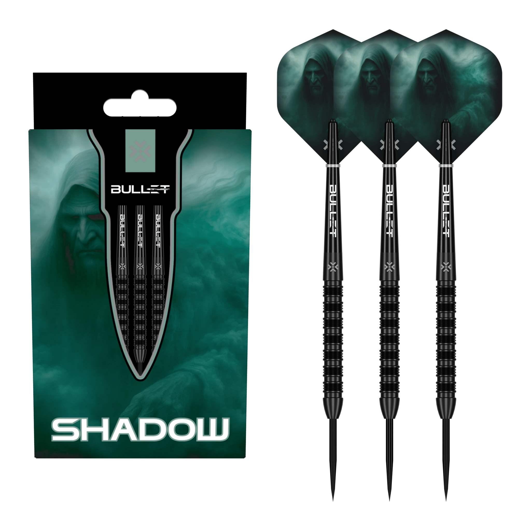 Bullet Shadow - 90% Tungsten Steel Tip Darts 22 Grams Darts