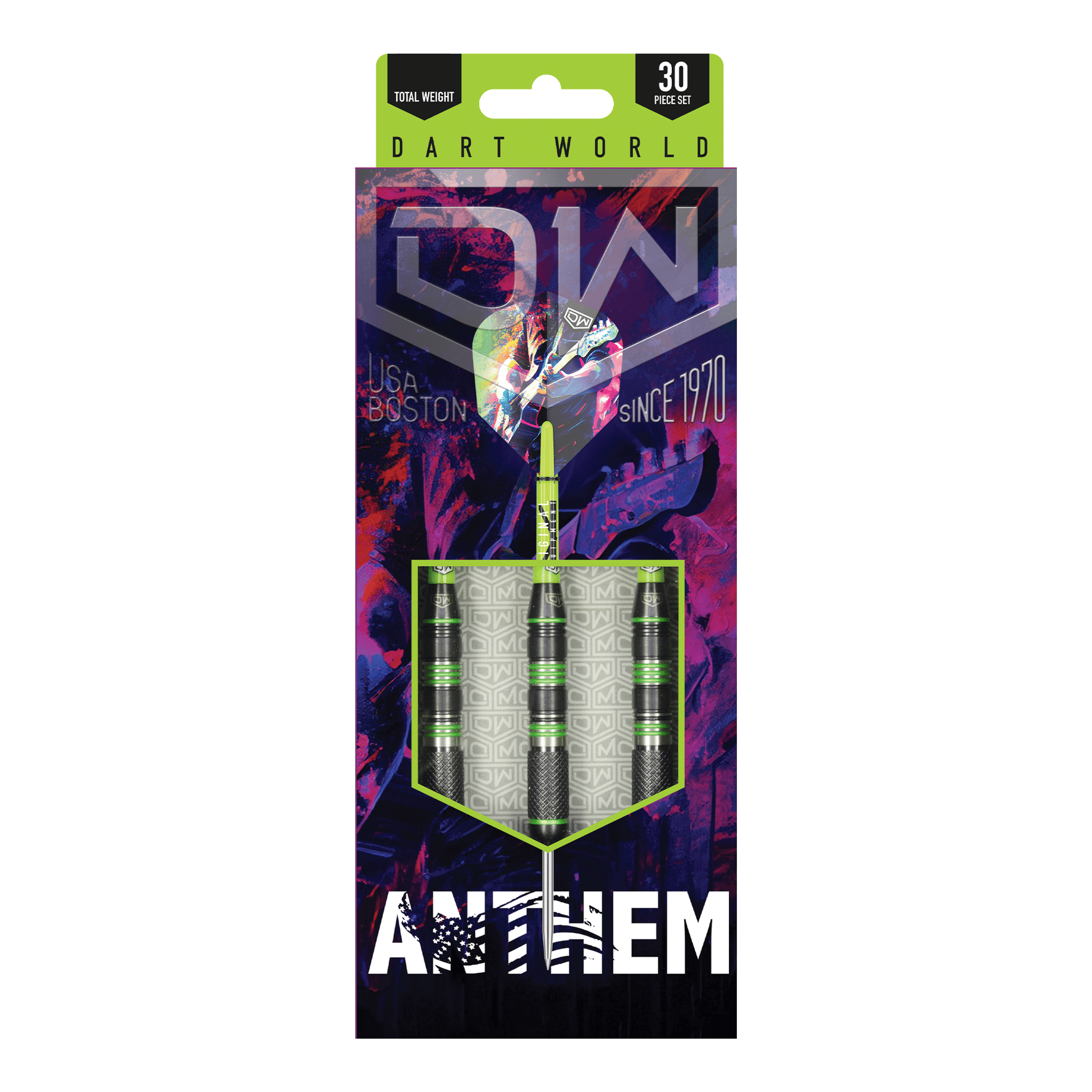 DW Anthem - Stainless Steel Barrel Steel Tip Darts Darts