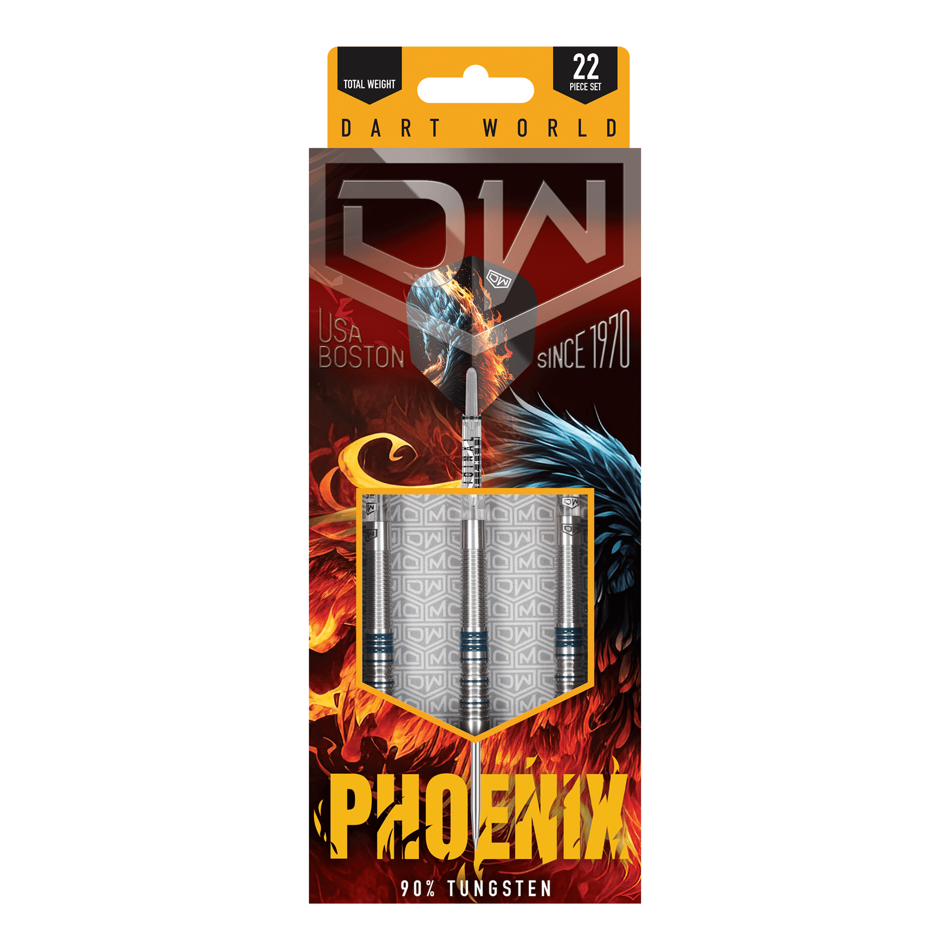 DW Phoenix - 90% Tungsten Steel Tip Darts Darts