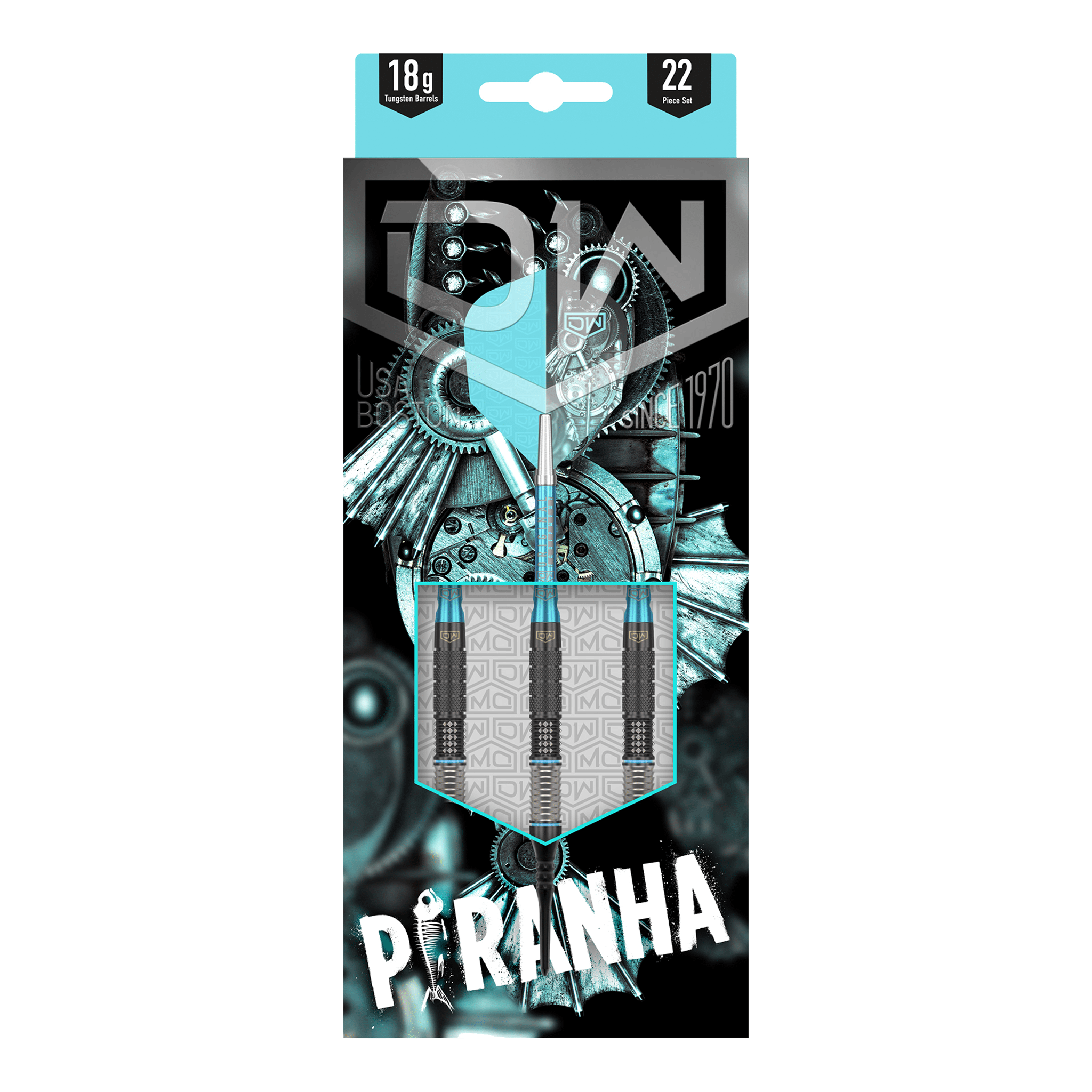 DW Piranha 01 - 90% Tungsten Steel Tip Darts Darts