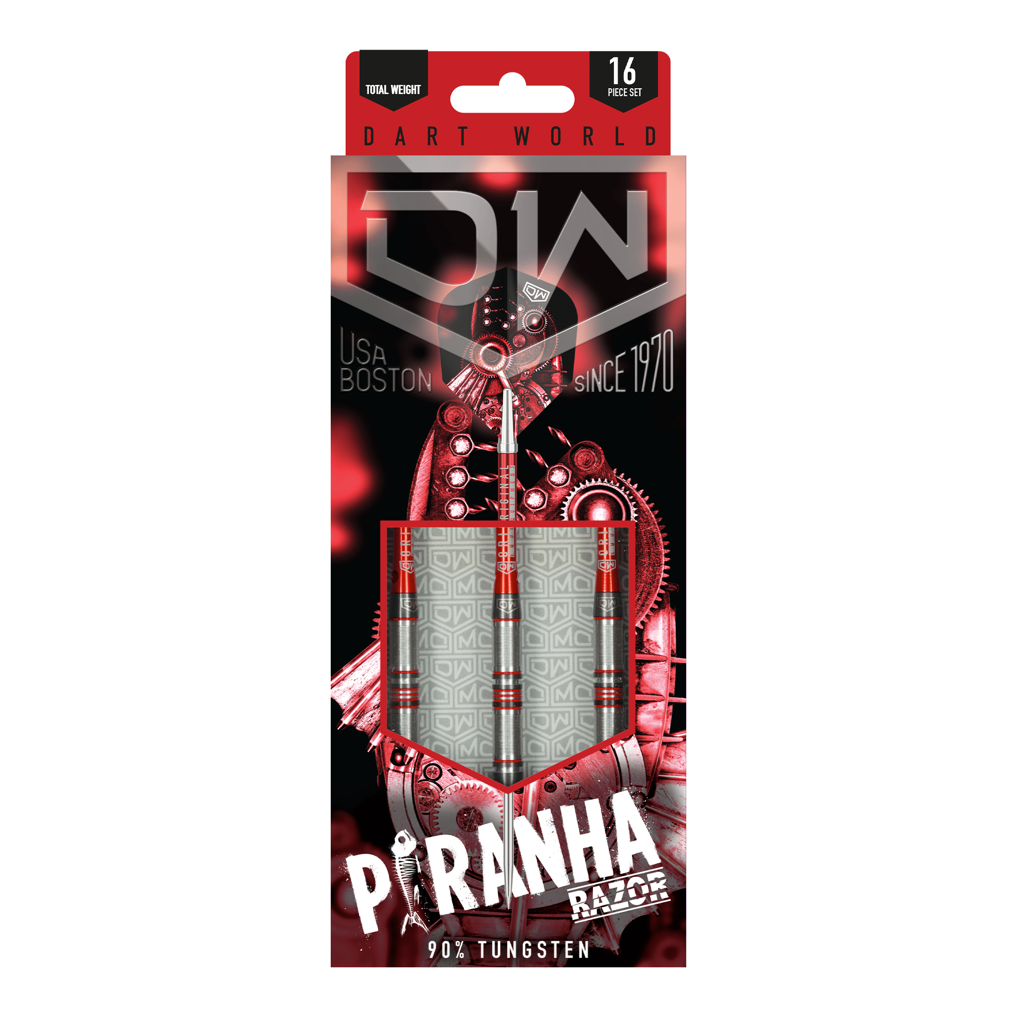 DW Piranha Razor 02 - 90% Tungsten Steel Tip Darts Darts