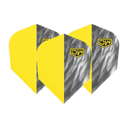 DW Talon Multi Pack - Dart Flights (3 Sets) No. 6 / Yellow Flights & Shafts