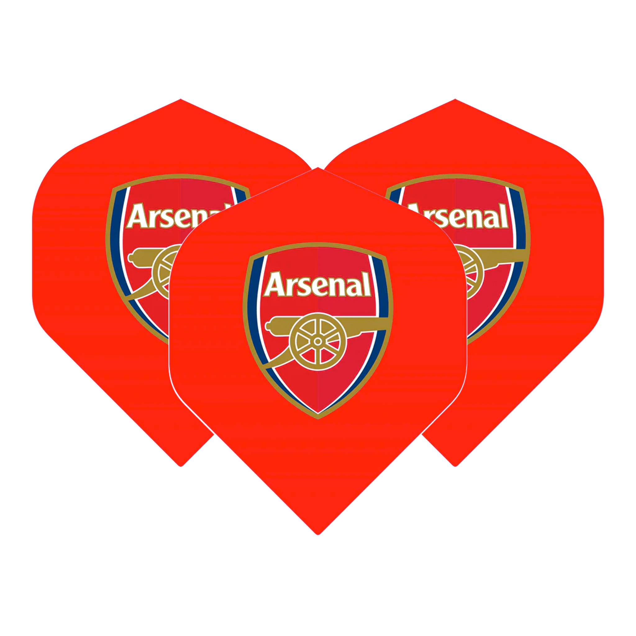 EPL Official Arsenal FC - Dart Flights No. 2 / Badge Colour Flights