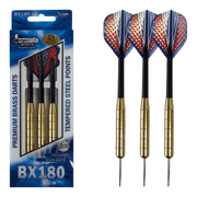 Formula Sports BX180 - Brass Barrel Steel Tip Darts 23 Grams Darts