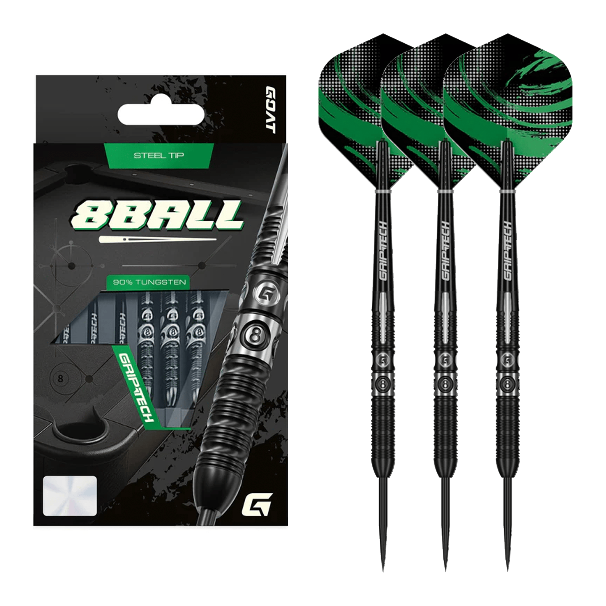 Goat 8 Ball - 90% Tungsten Steel Tip Darts 22 Grams Darts