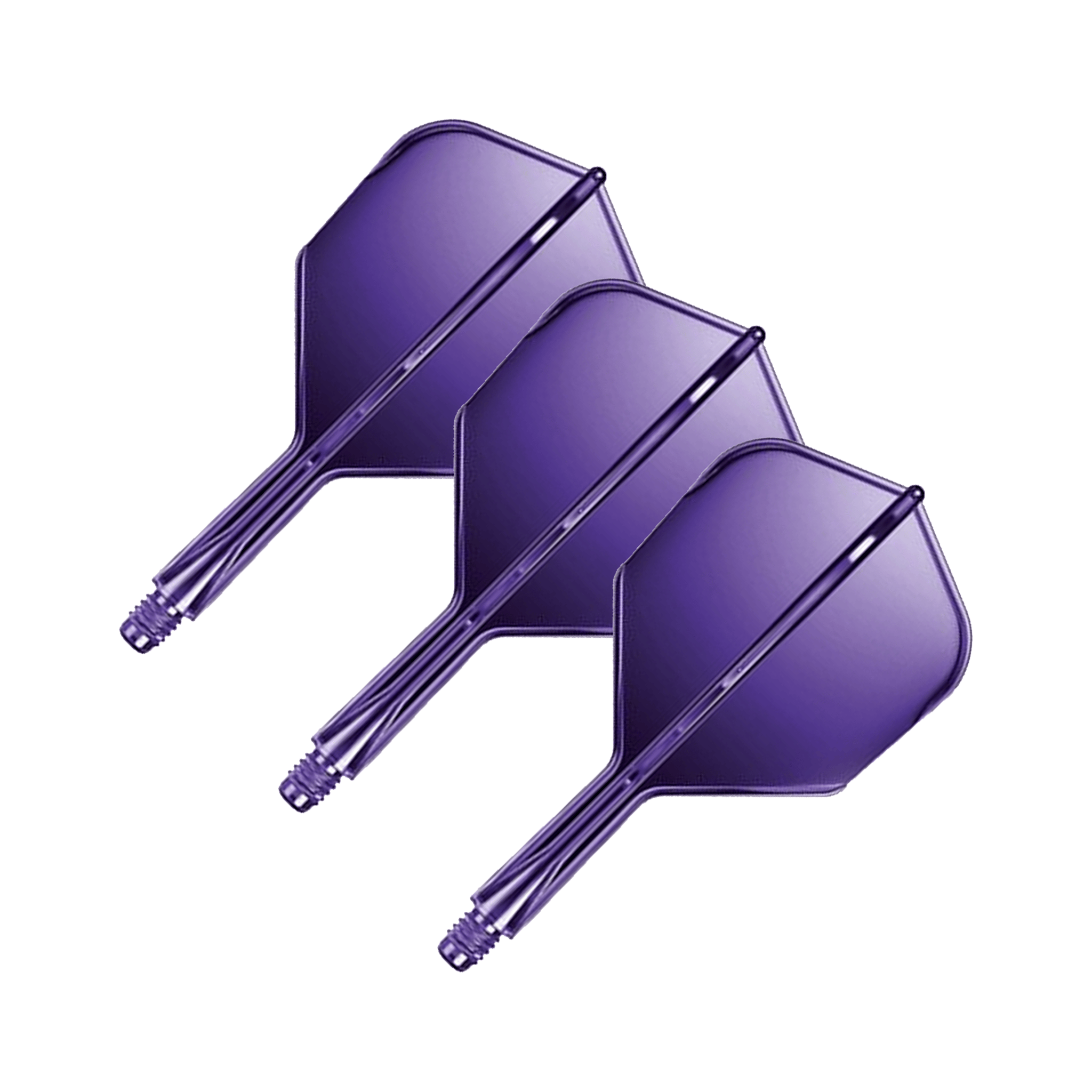 Goat A1R - All In One Flight & Shaft No. 6 / Short (19mm) / Neon Purple Flights & Shafts