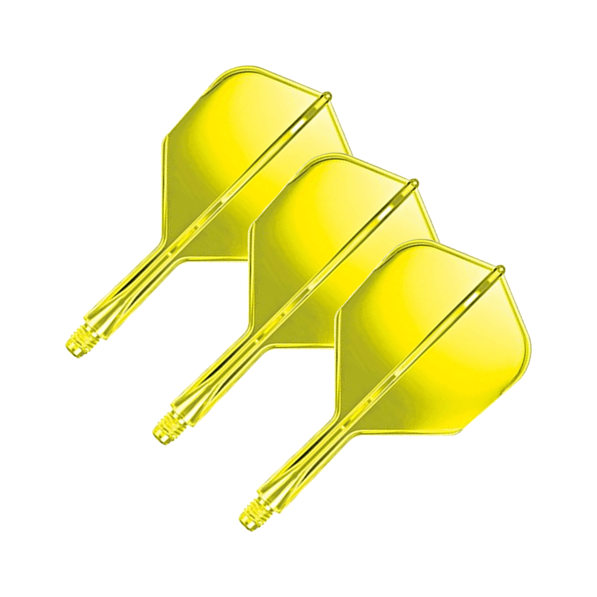 Goat A1R - All In One Flight & Shaft No. 6 / Short (19mm) / Neon Yellow Flights & Shafts