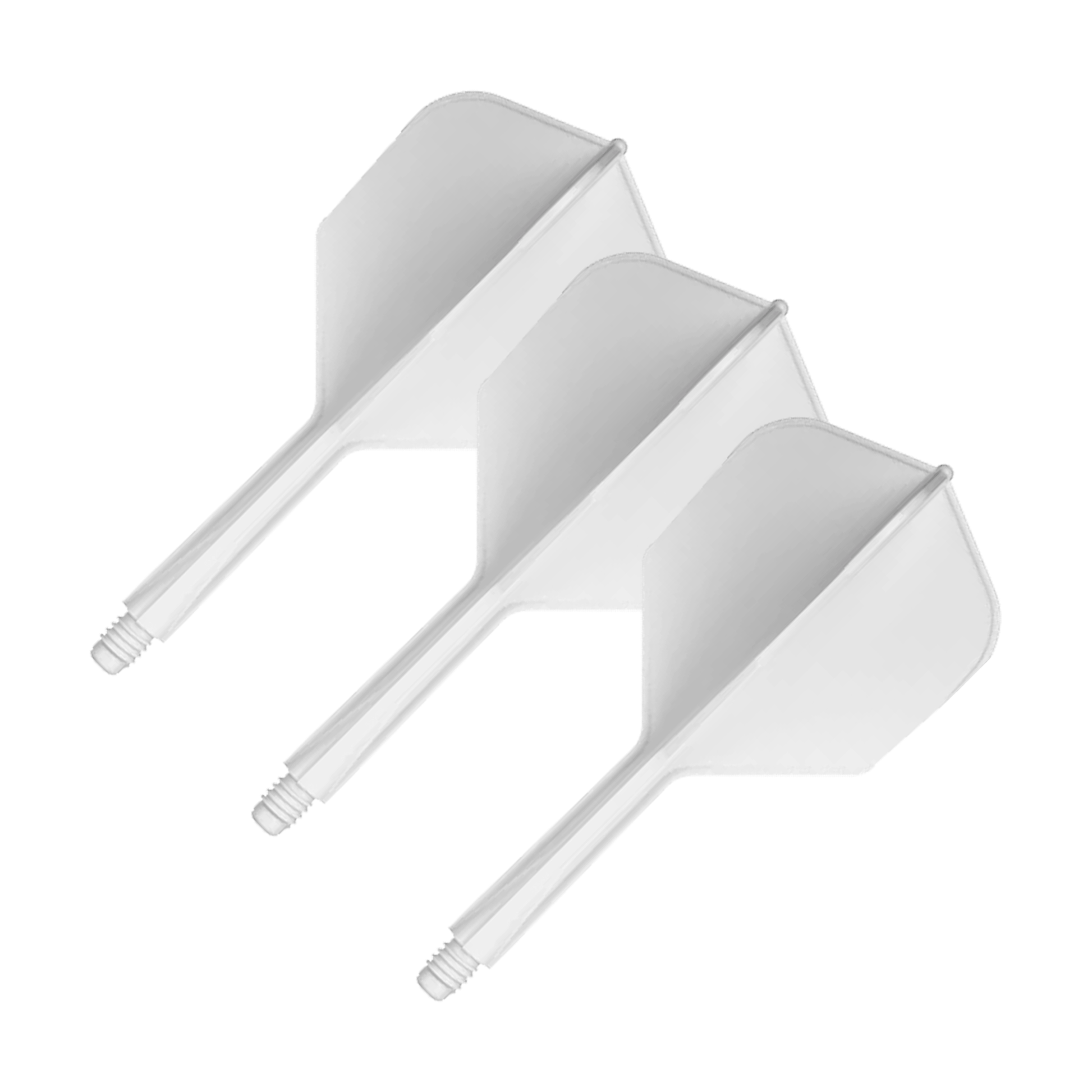 Goat A1R - All In One Flight & Shaft Standard / Intermediate (26mm) / White Flights & Shafts