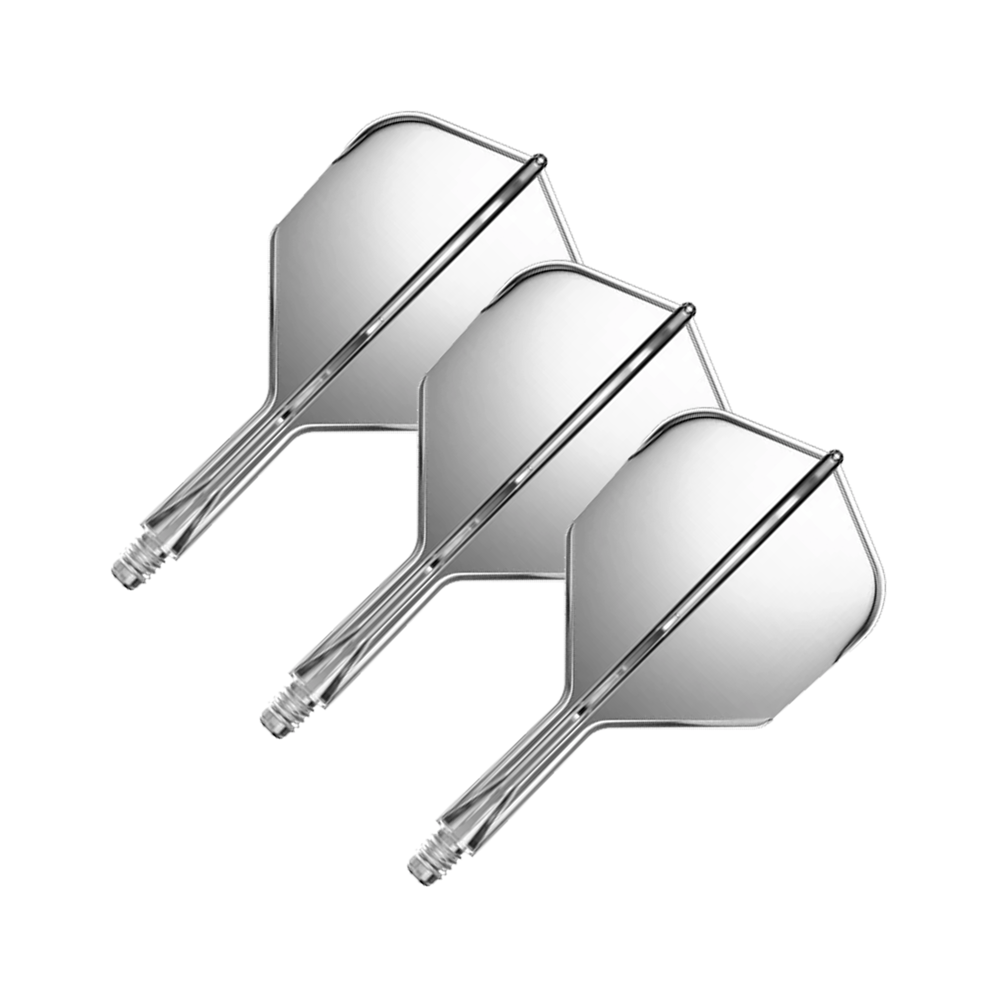 Goat A1R - All In One Flight & Shaft Standard / Short (19mm) / Clear Flights & Shafts