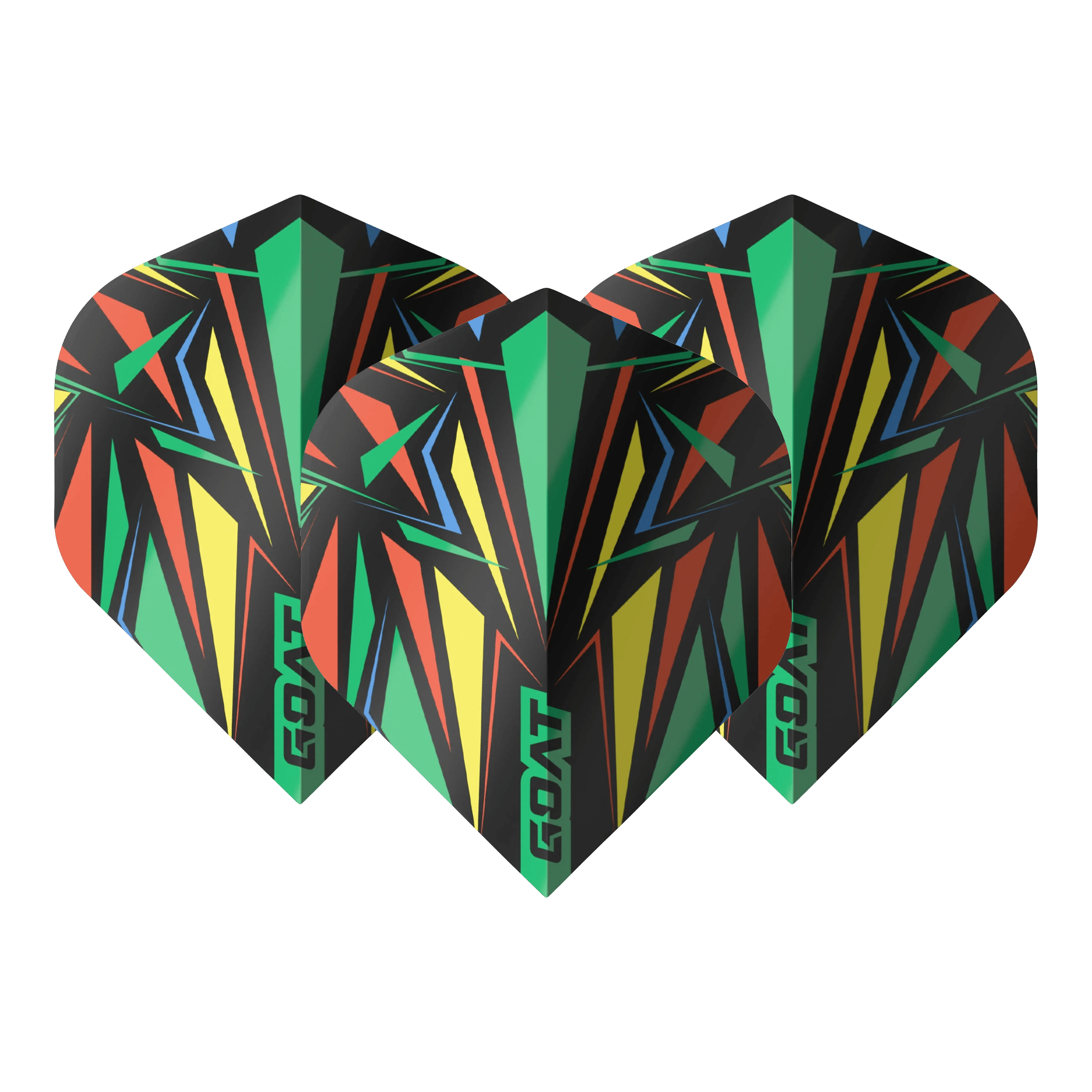 Goat Athlete - Dart Flights Standard / Green Flights & Shafts