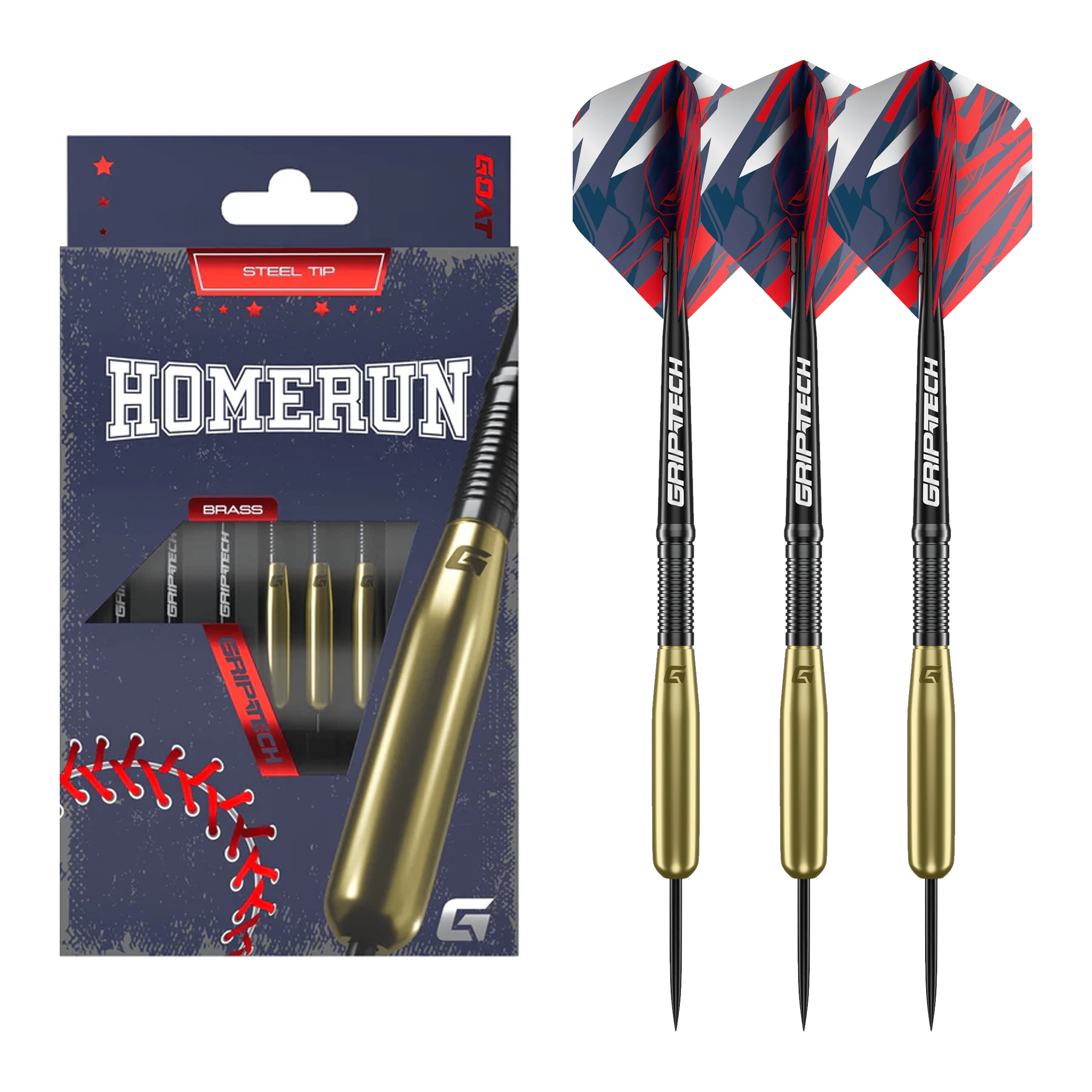 Goat Homerun - Brass Barrel Steel Tip Darts 15 Grams Darts