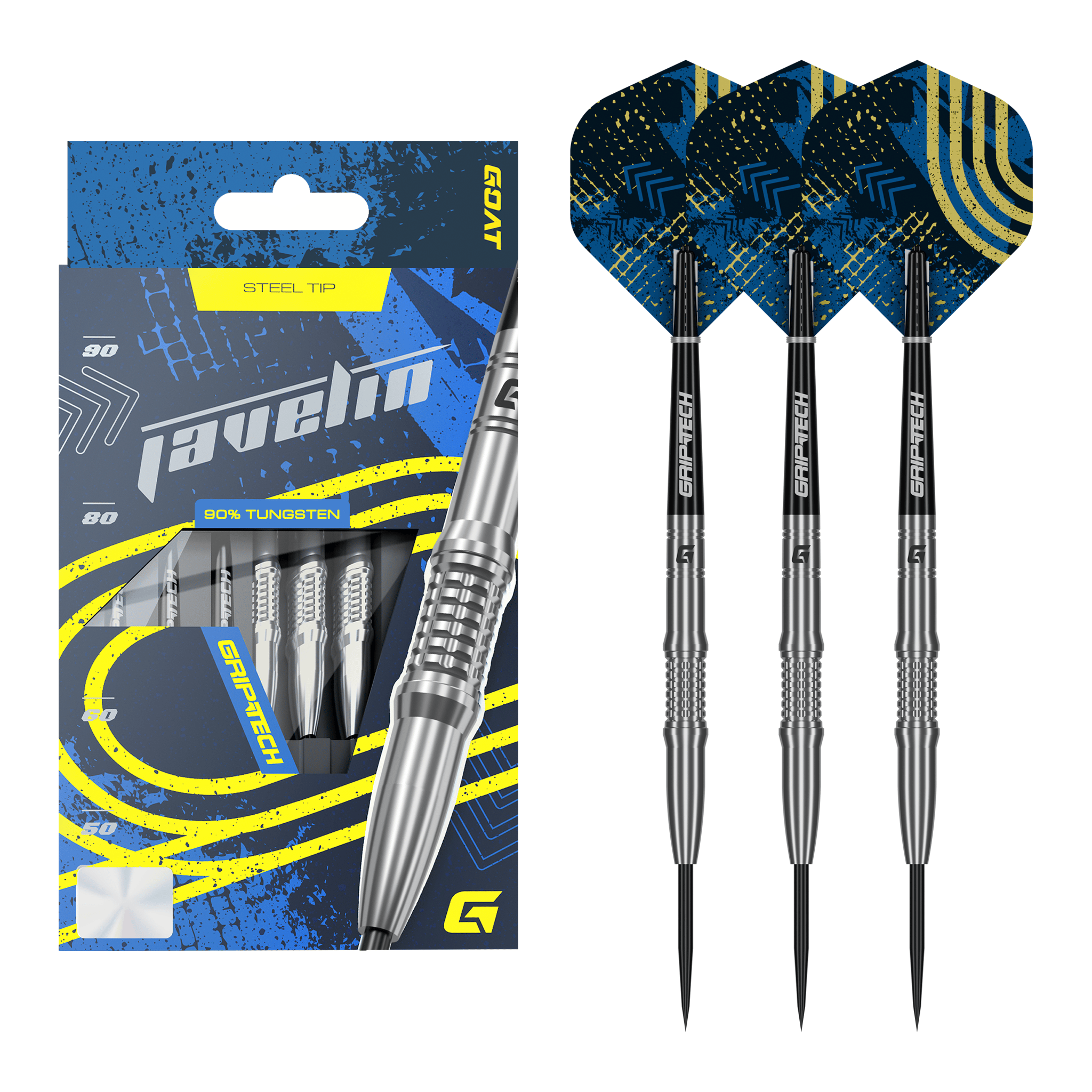 Goat Javelin - 90% Tungsten Steel Tip Darts 22 Grams Darts