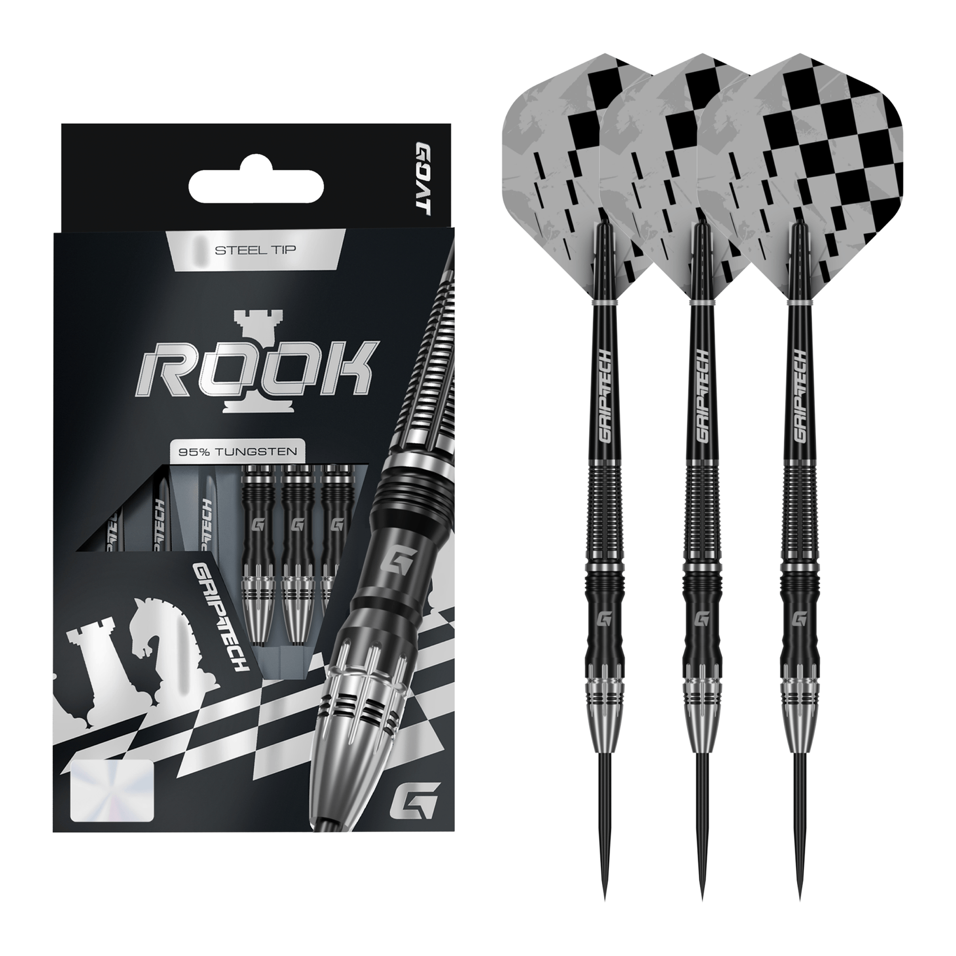 Goat Rook - 95% Tungsten Steel Tip Darts 22 Grams Darts