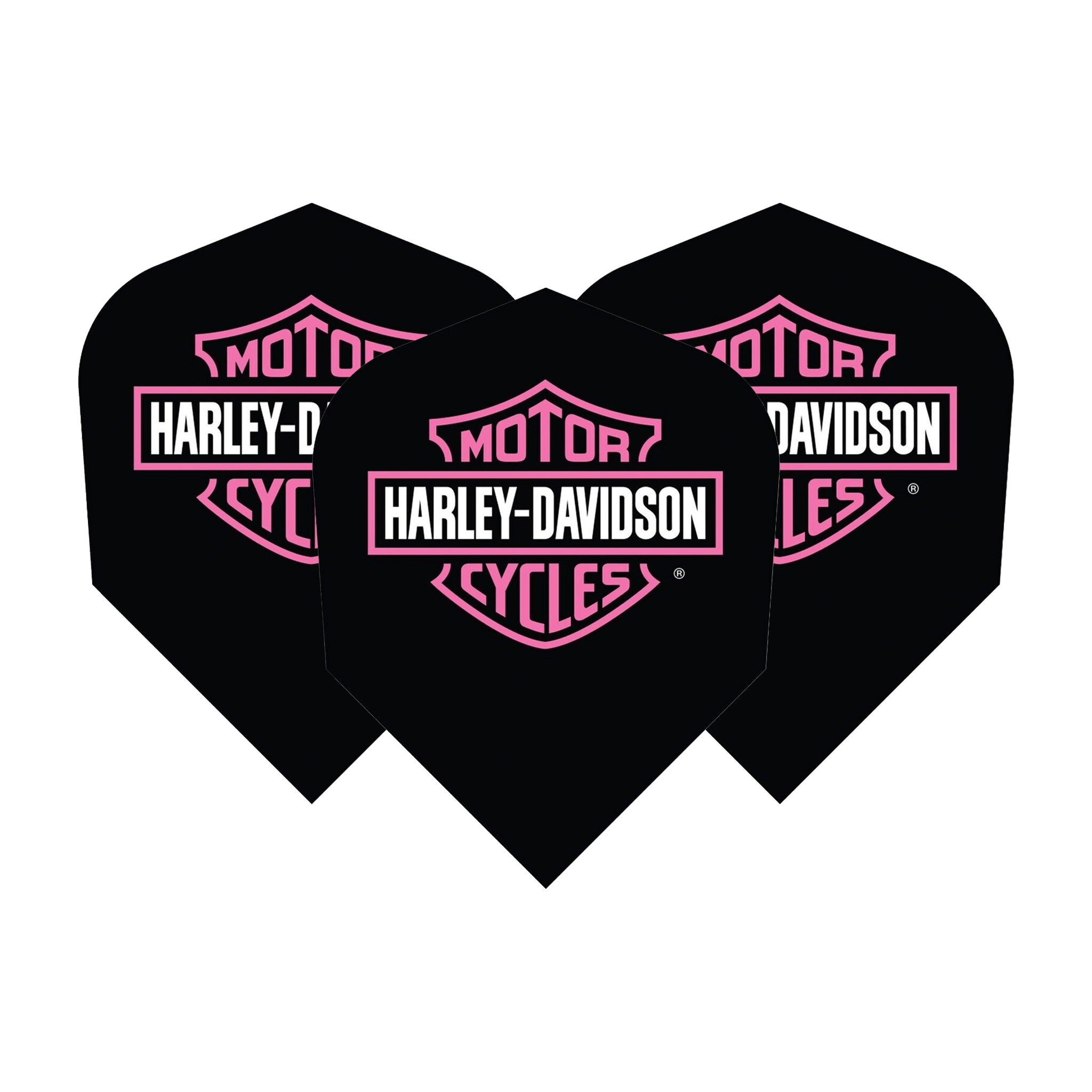 Harley-Davidson Logo - Dart Flights No. 6 / Pink Flights & Shafts