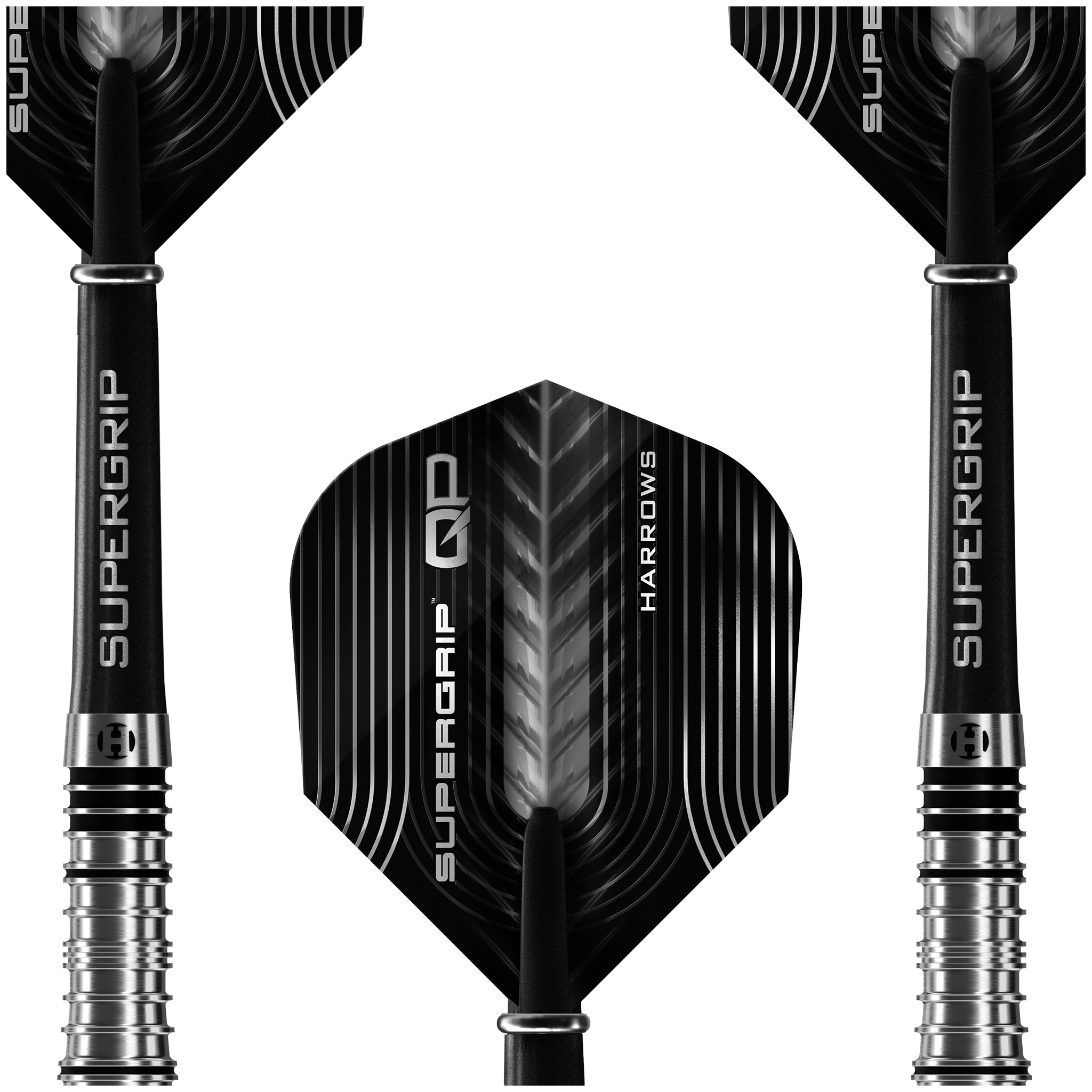 Harrows Supergrip Bomb Quick Point - 90% Tungsten Steel Tip Darts Darts