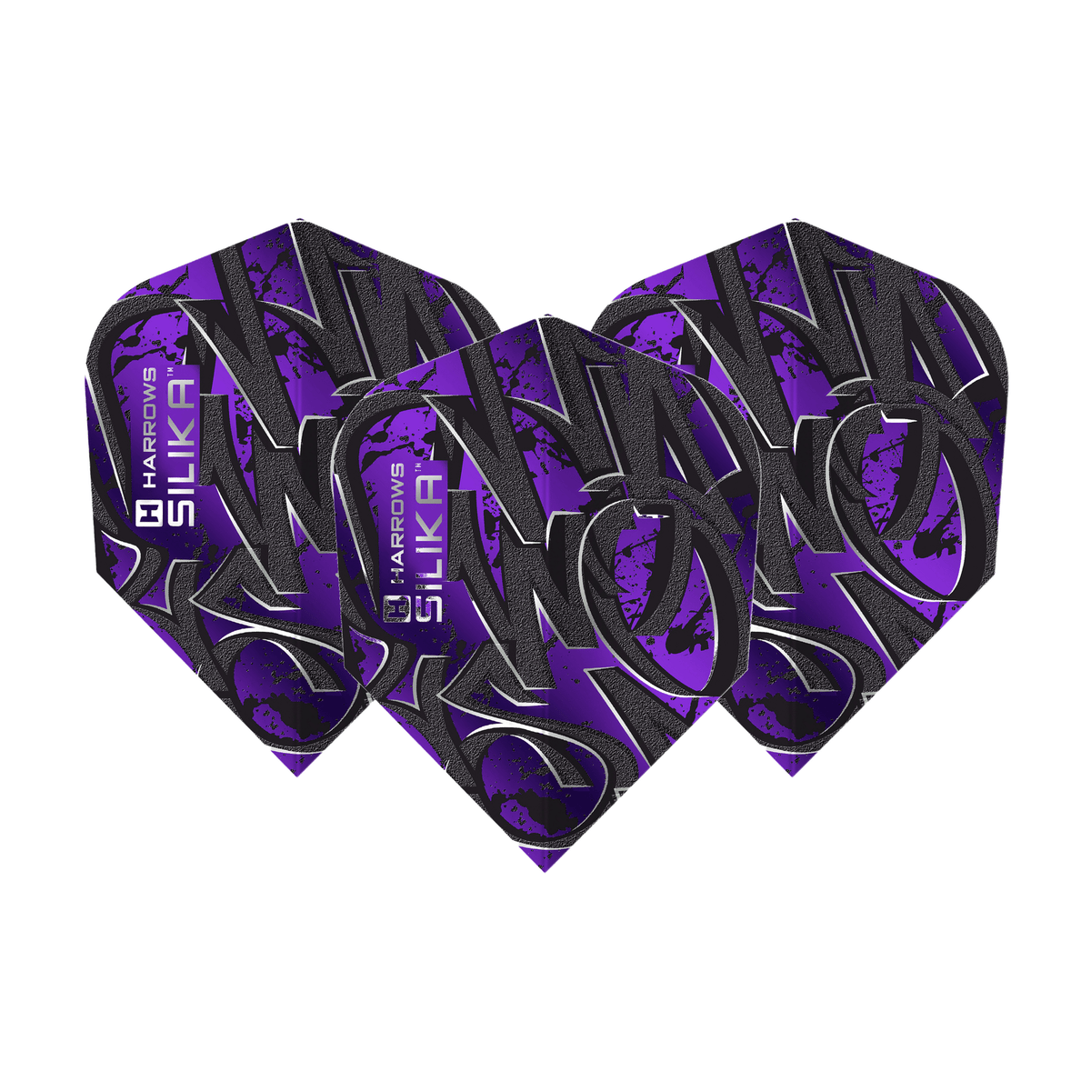 Harrows VANDL - Silika Dart Flights Purple Dart Flights