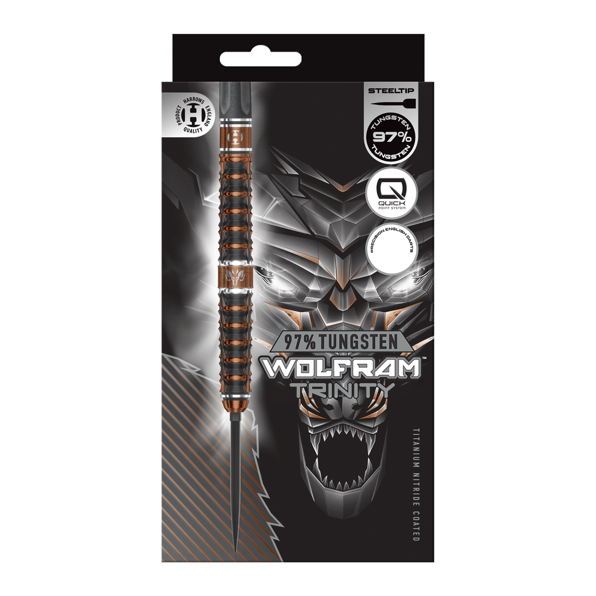 Harrows Wolfram Trinity - 97% Tungsten Steel Tip Darts Darts