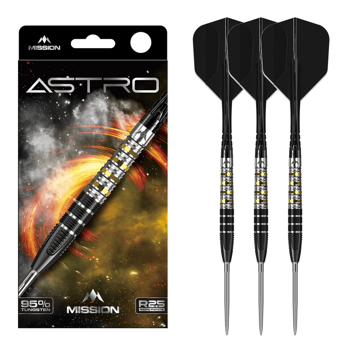 Astro R2.5 Rapid Point - 95% Tungsten Steel Tip Darts