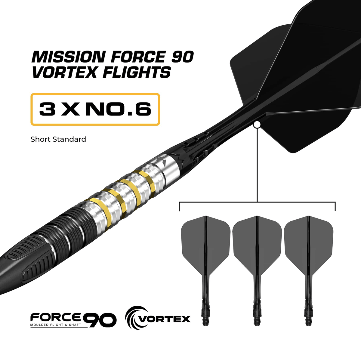 Astro R2.5 Rapid Point - 95% Tungsten Steel Tip Darts