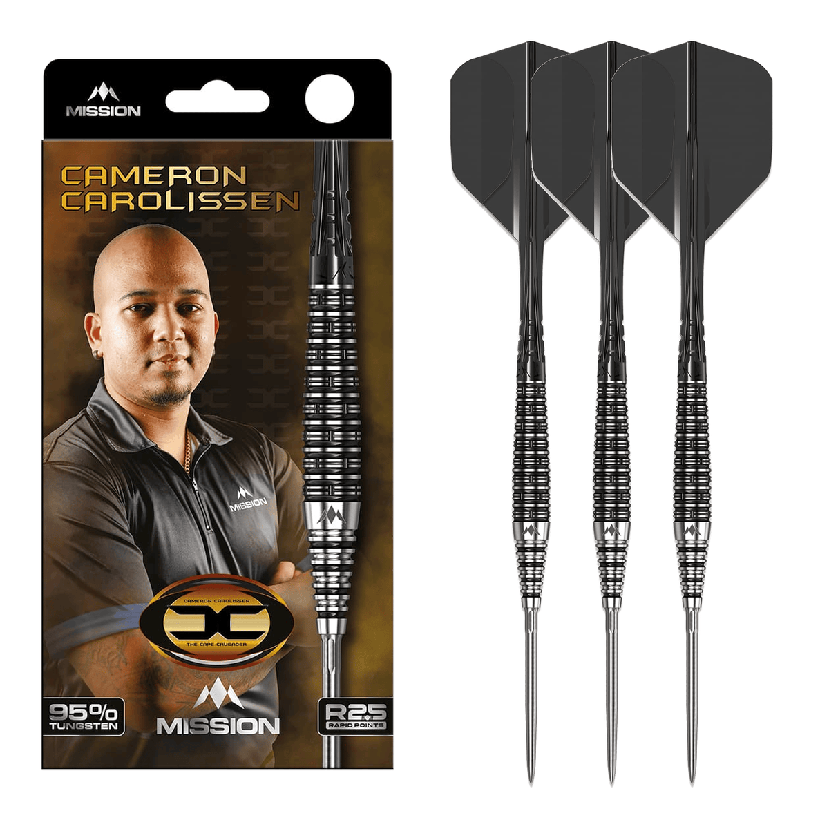 Cameron Carolissen R2.5 Rapid Point - 95% Tungsten Steel Tip Darts