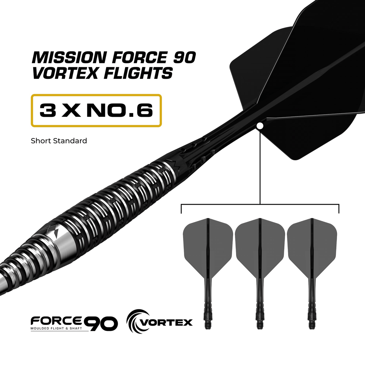 Cameron Carolissen R2.5 Rapid Point - 95% Tungsten Steel Tip Darts