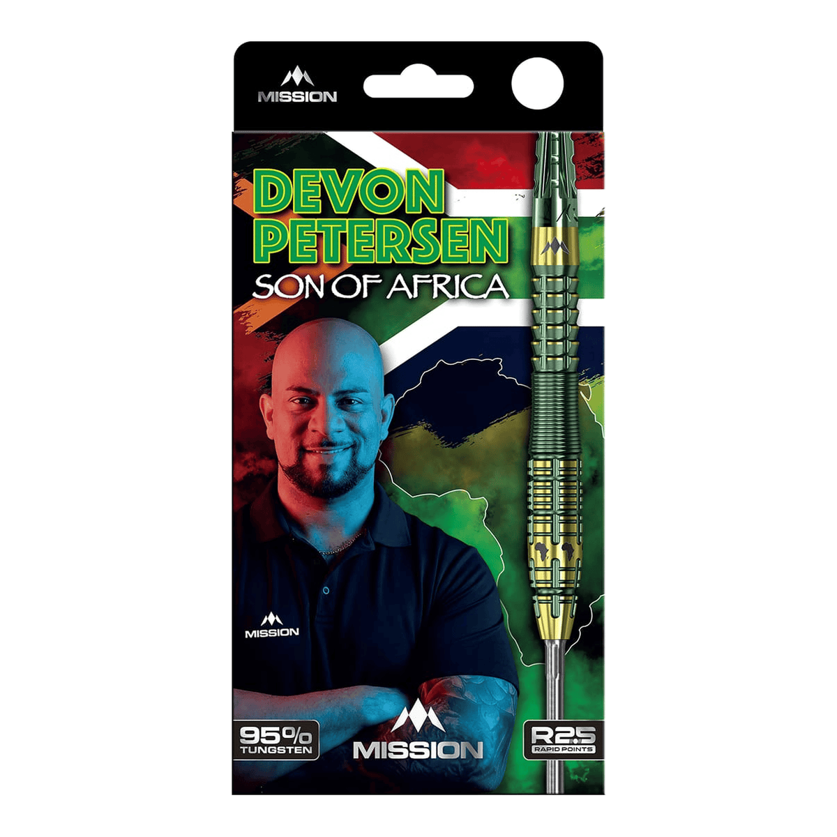 Devon Petersen R2.5 Rapid Point - 95% Tungsten Steel Tip Darts