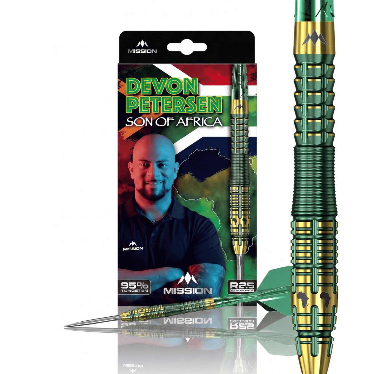 Devon Petersen R2.5 Rapid Point - 95% Tungsten Steel Tip Darts