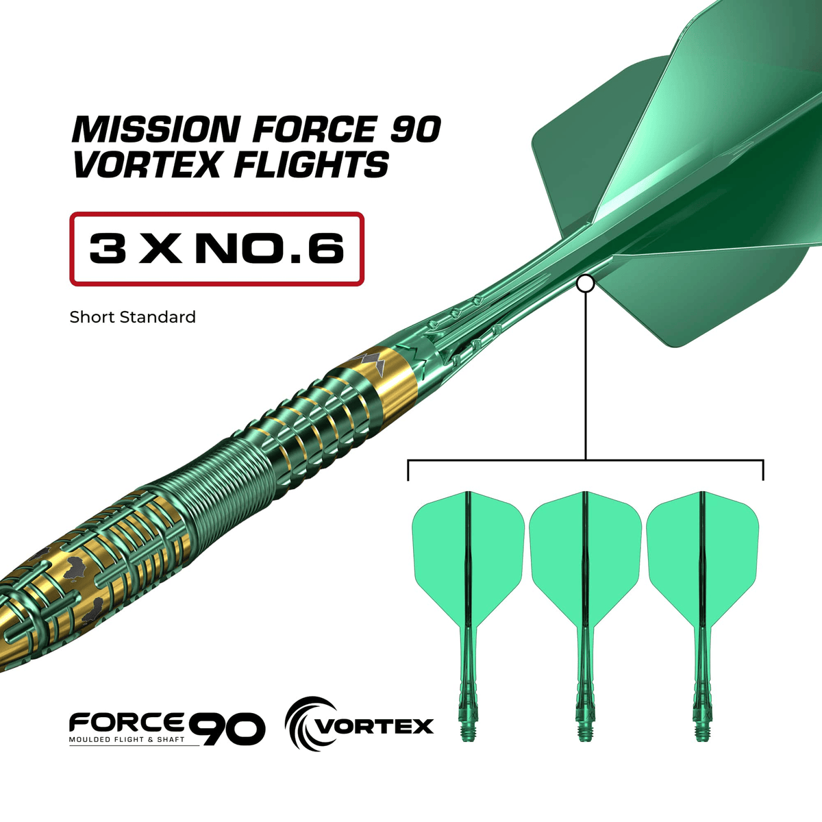 Devon Petersen R2.5 Rapid Point - 95% Tungsten Steel Tip Darts