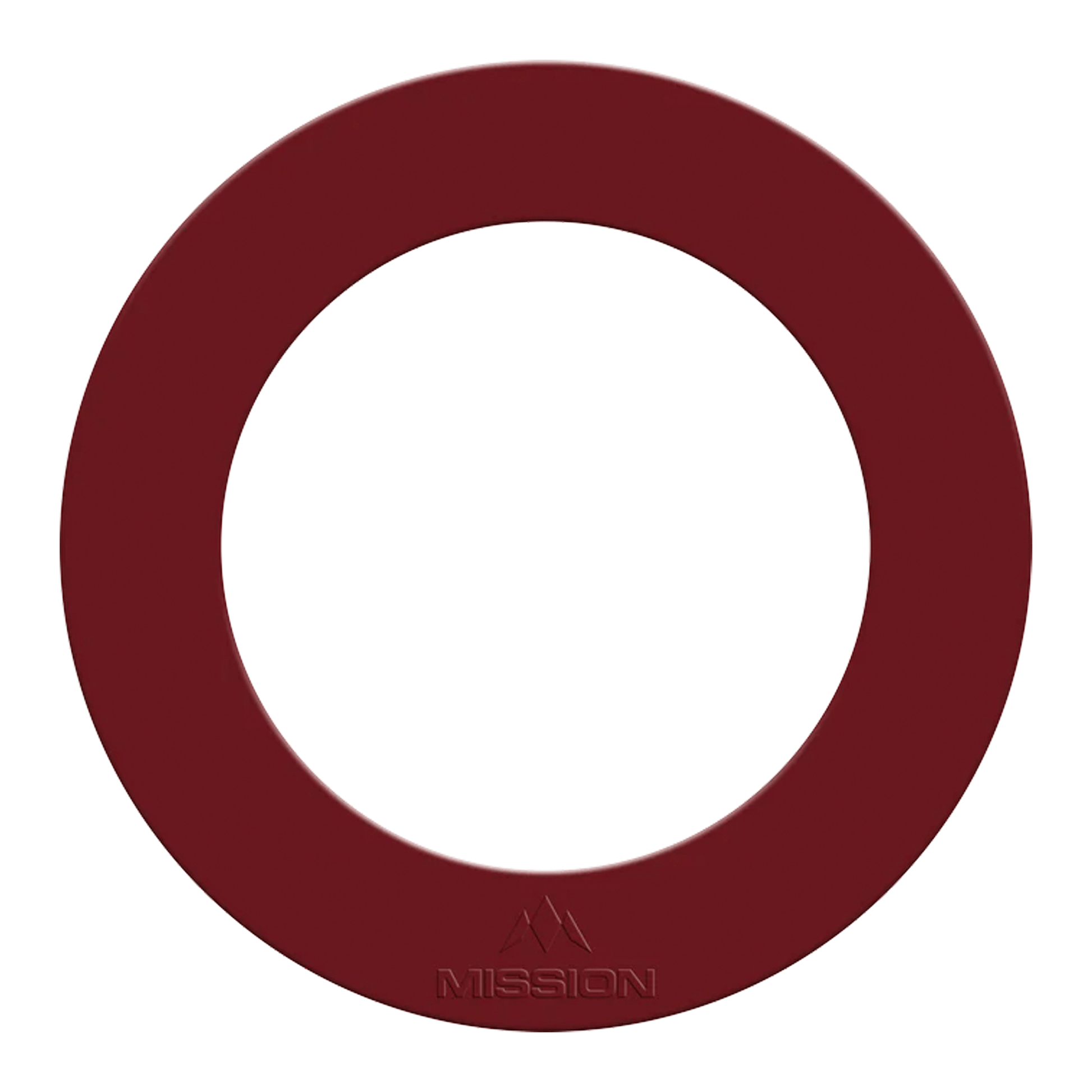 Mission Embossed Logo Heavy Duty Dartboard Surround Red Boards
