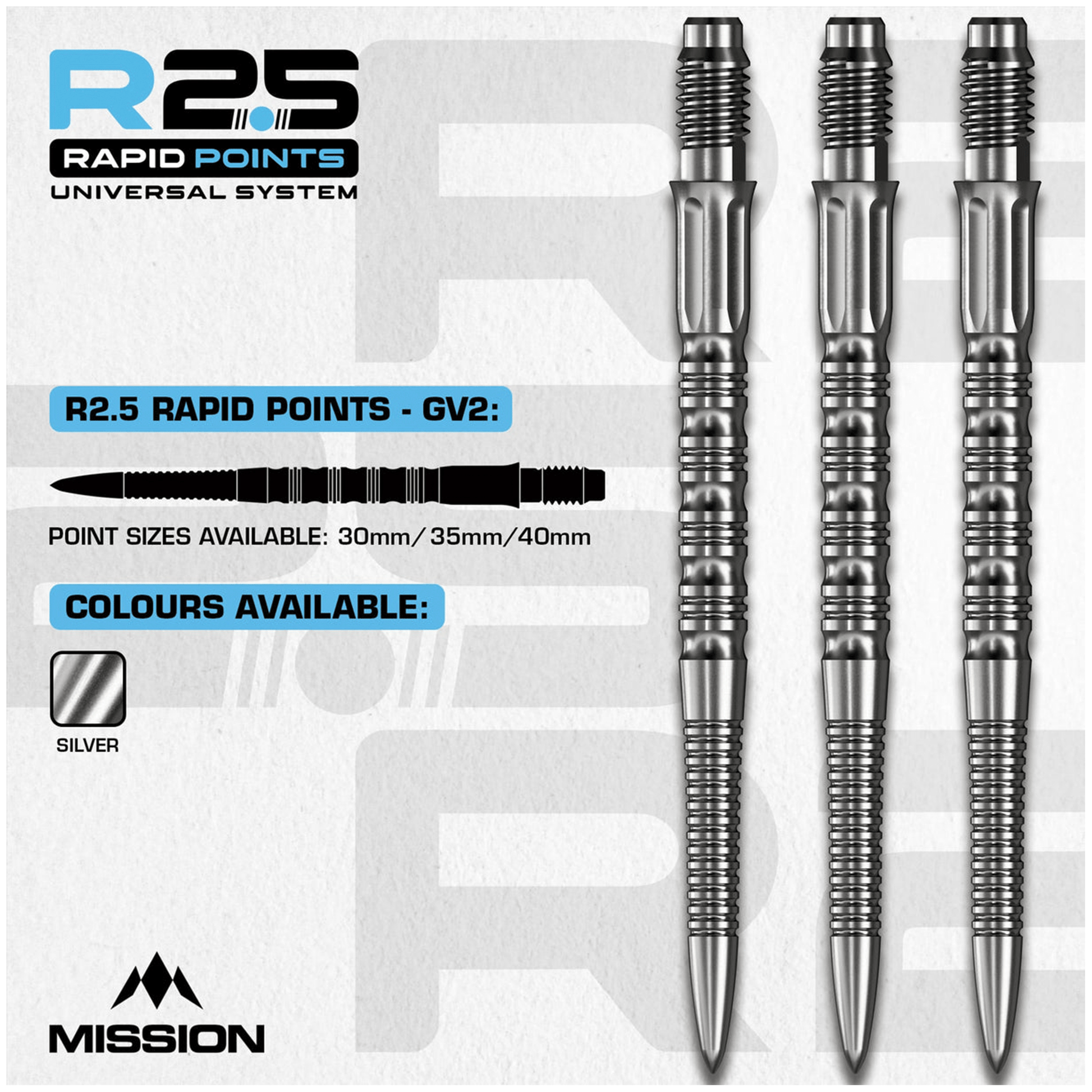 Mission GV2 - R2.5 Rapid Dart Points Dart Points
