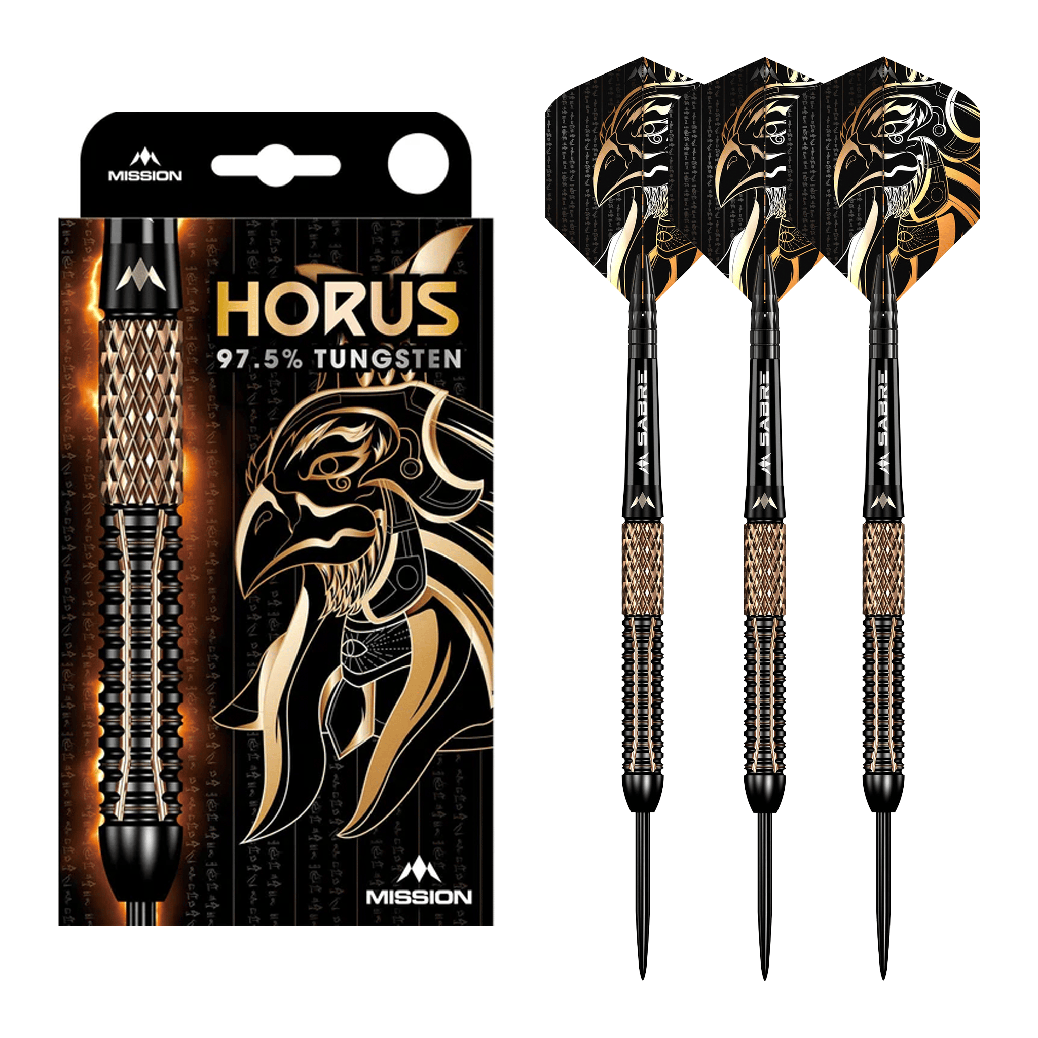 Mission Horus - 97.5% Tungsten Steel Tip Darts 21 Grams Darts