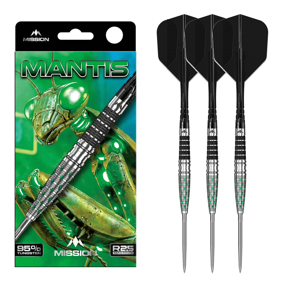 Mantis R2.5 Rapid Point - 95% Tungsten Steel Tip Darts