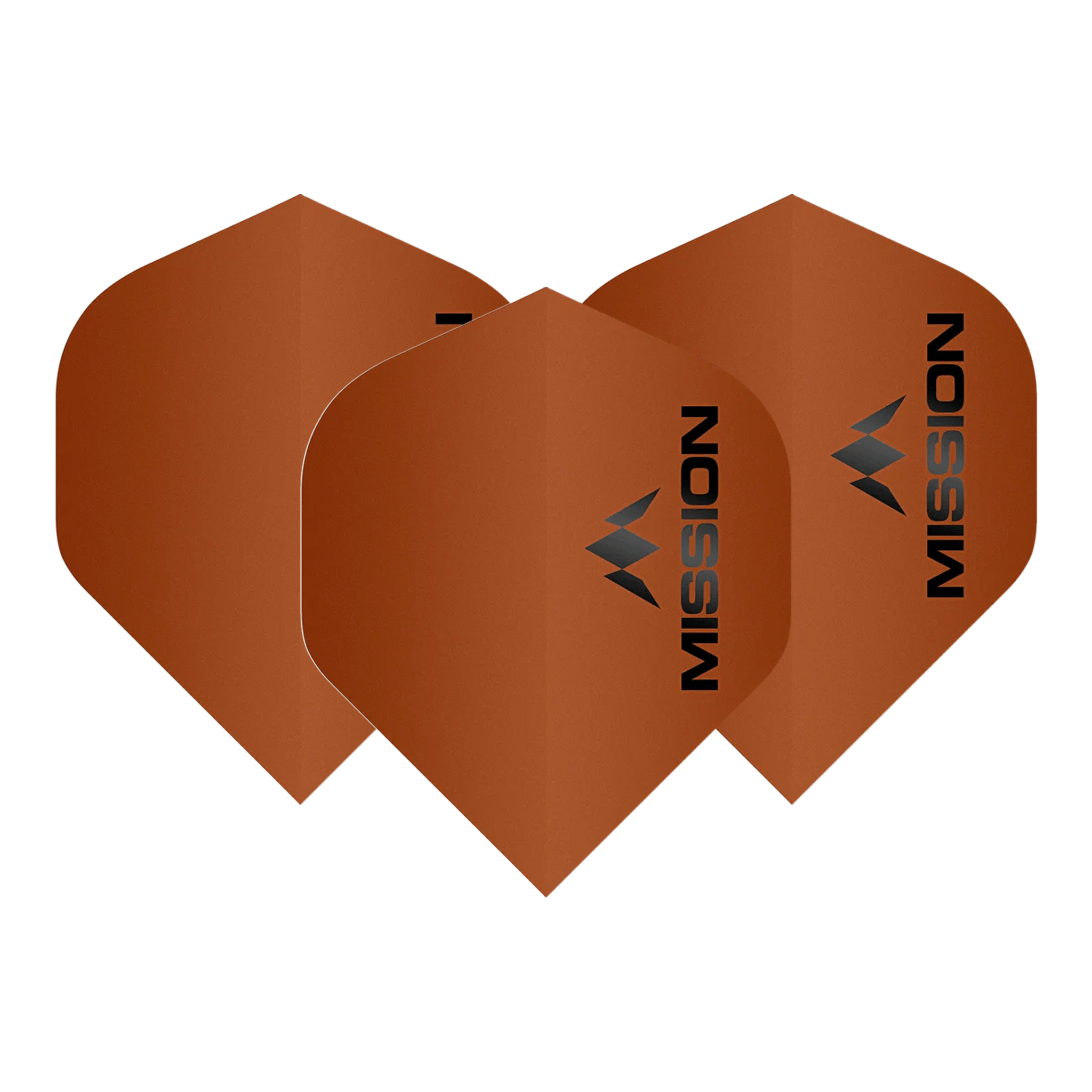 Mission Matt Logo - Dart Flights No. 2 / Bronze Flights