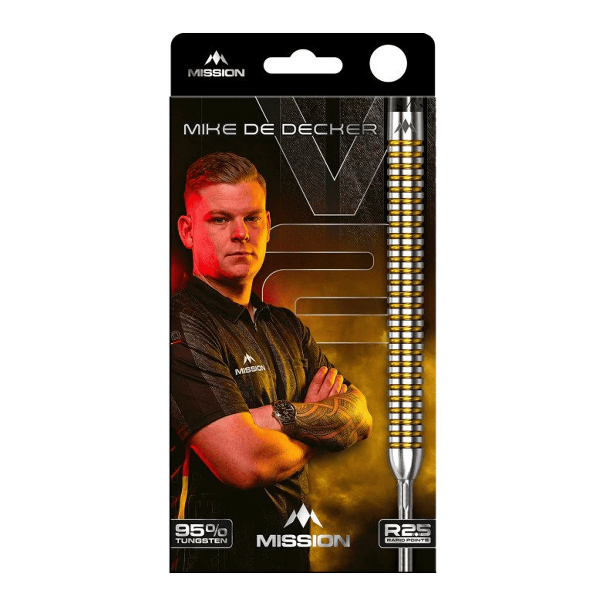 Mission Mike De Decker R2.5 Rapid Point - 95% Tungsten Steel Tip Darts Darts