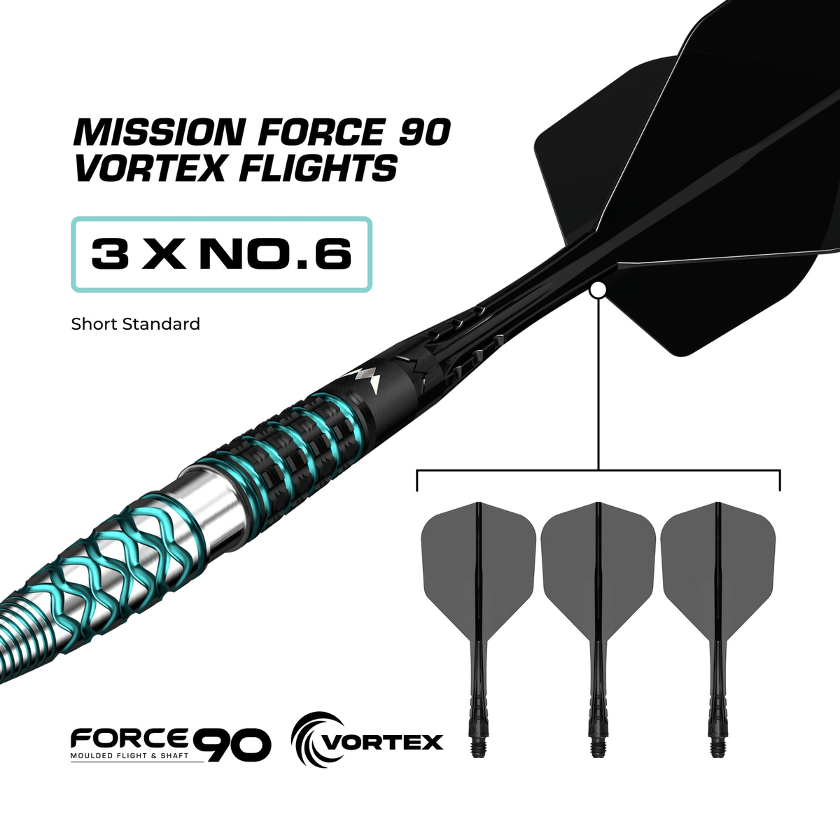Neptune R2.5 Rapid Point - 90% Tungsten Steel Tip Darts