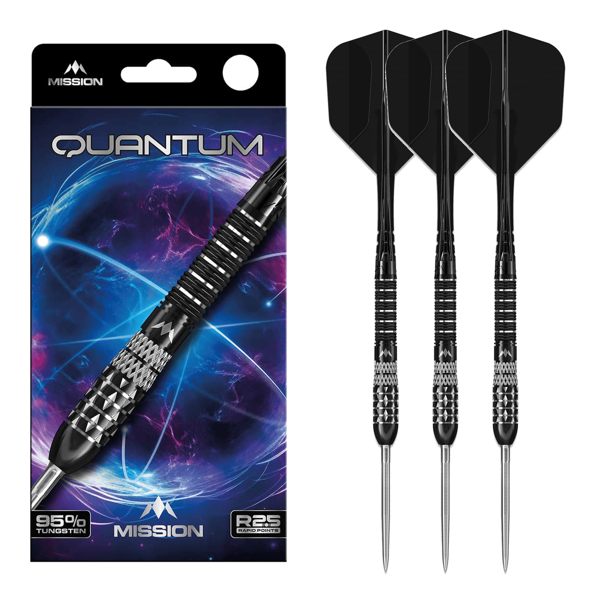 Quantum R2.5 Rapid Point - 95% Tungsten Steel Tip Darts