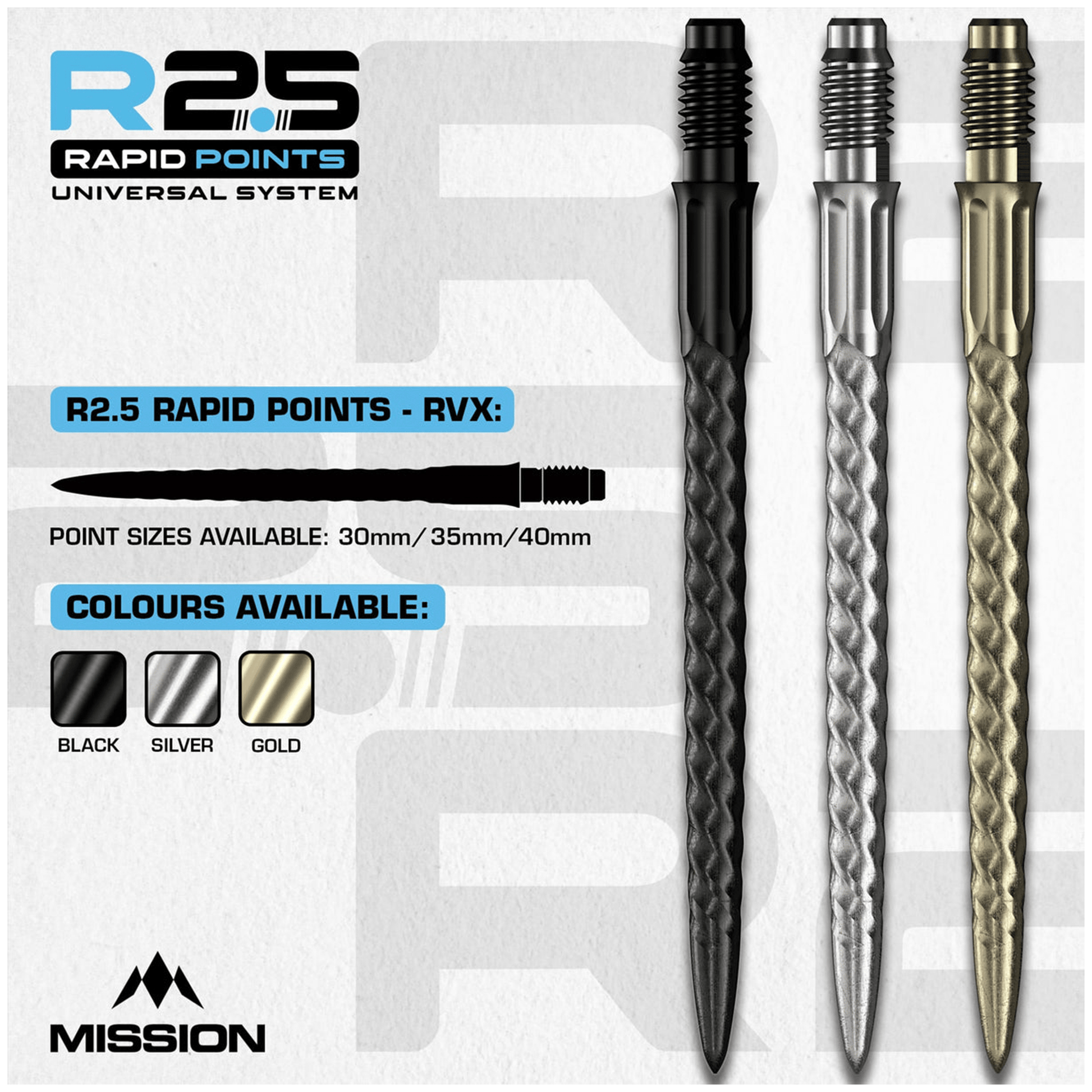 Mission RVX - R2.5 Rapid Dart Points Dart Points