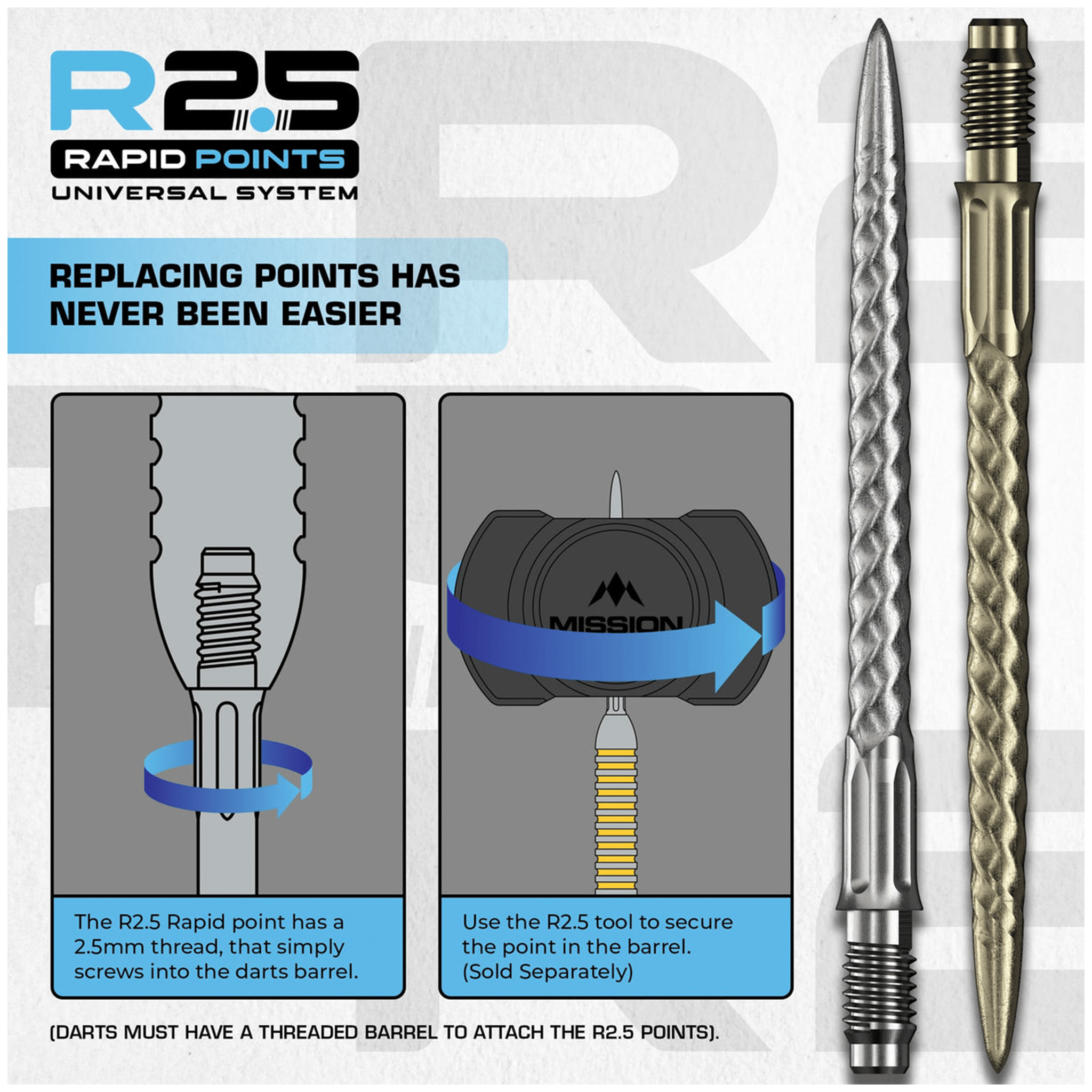 Mission RVX - R2.5 Rapid Dart Points Dart Points
