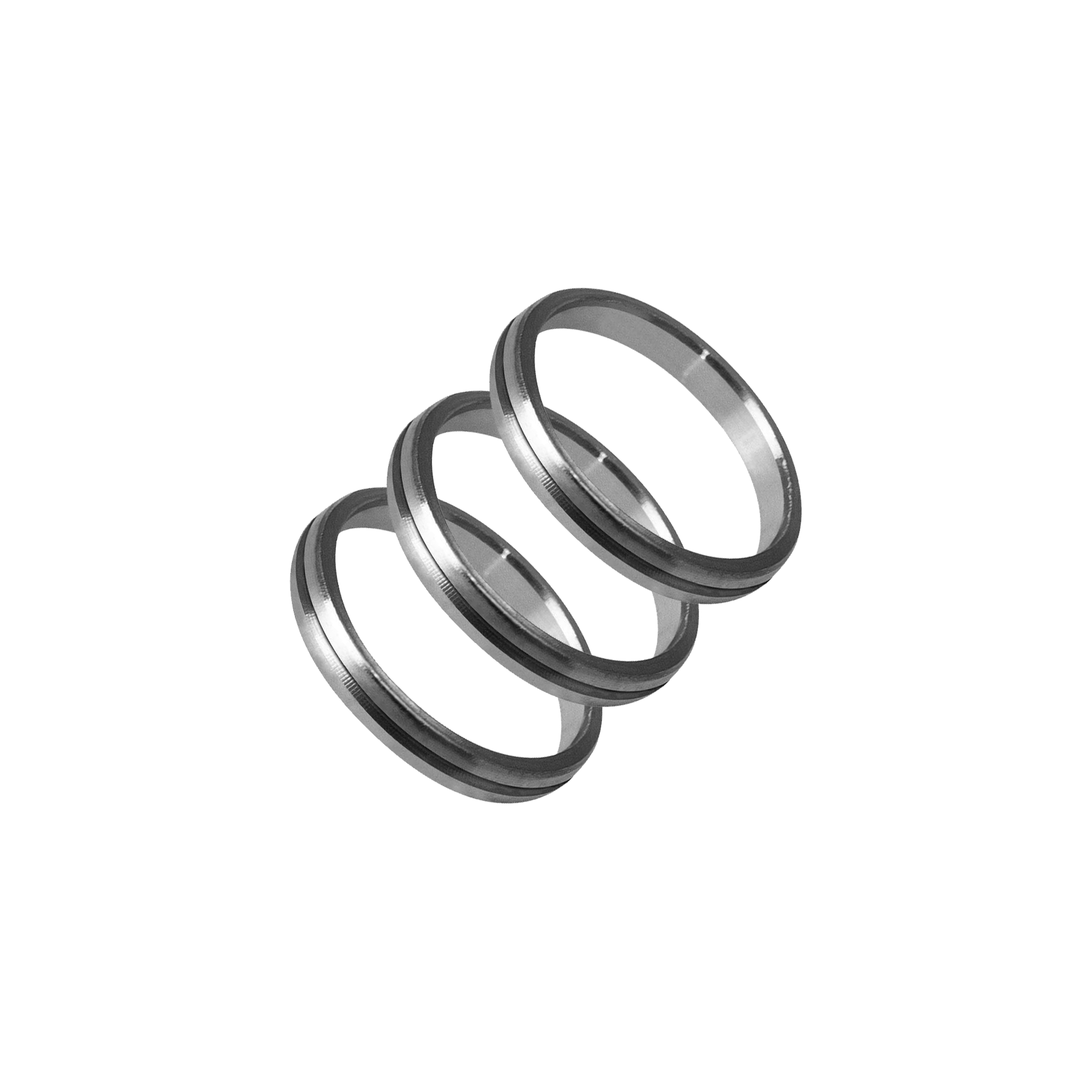 Mission S-Lock Titanium Shaft Rings Silver Accessories