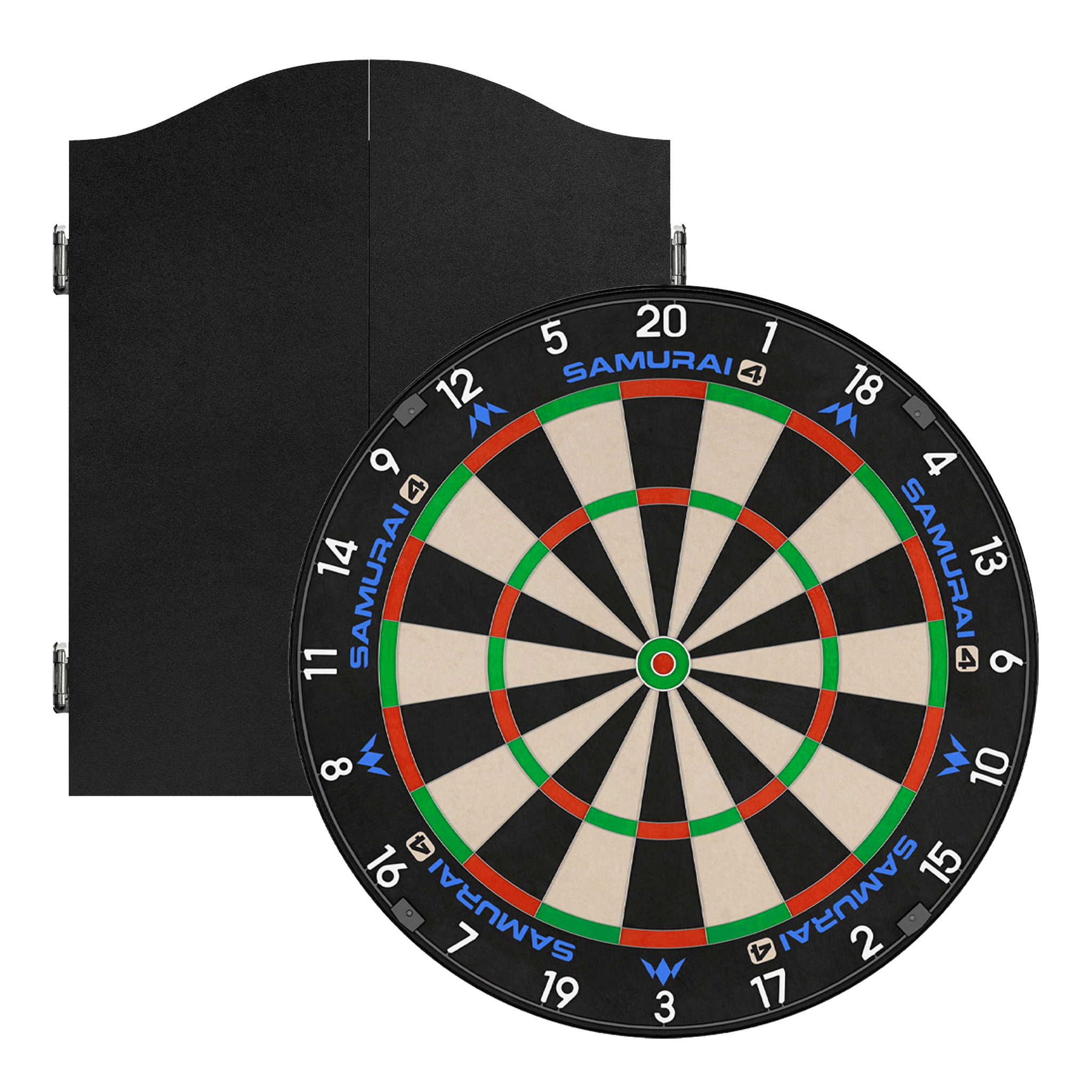 Mission Samurai 4 Dartboard & Cabinet Bundle Dartboard Bundles