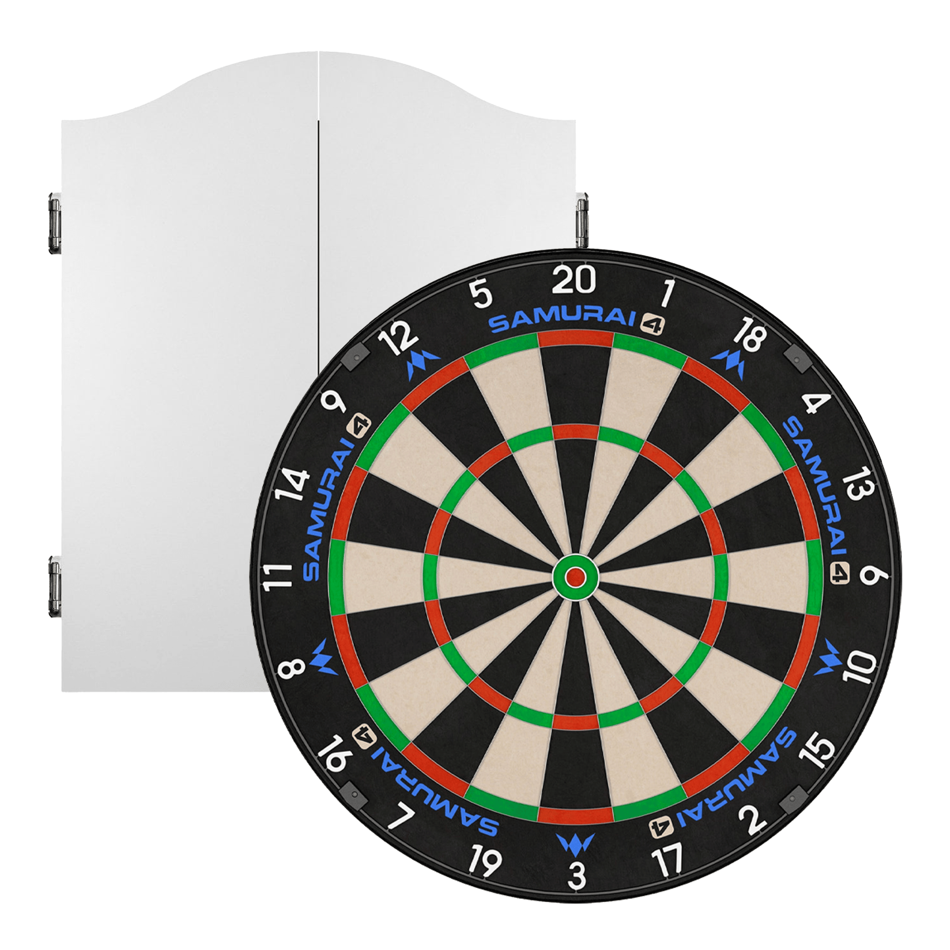 Mission Samurai 4 Dartboard & Cabinet Bundle Dartboard Bundles