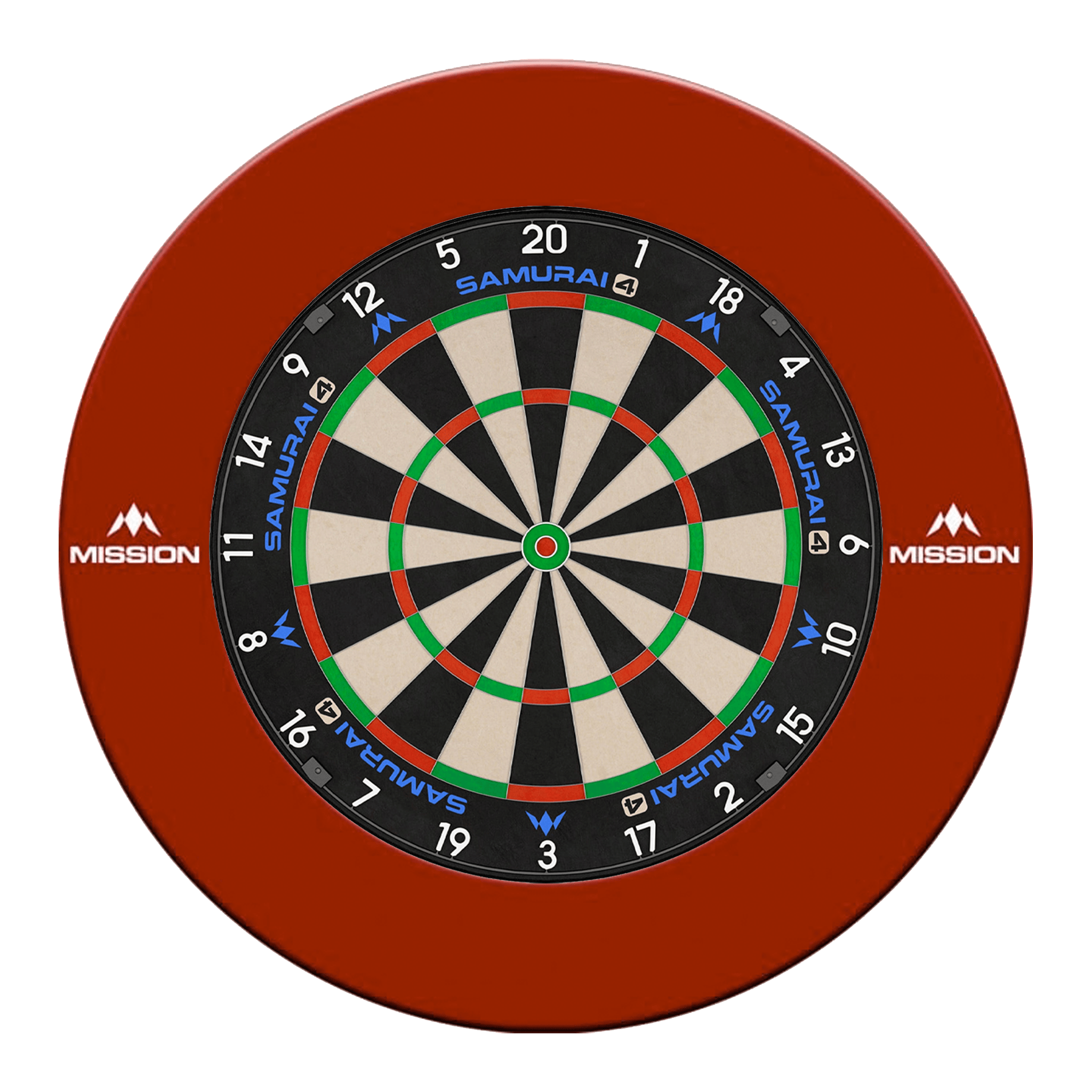 Mission Samurai 4 Dartboard & Surround Bundle Dartboard Bundles