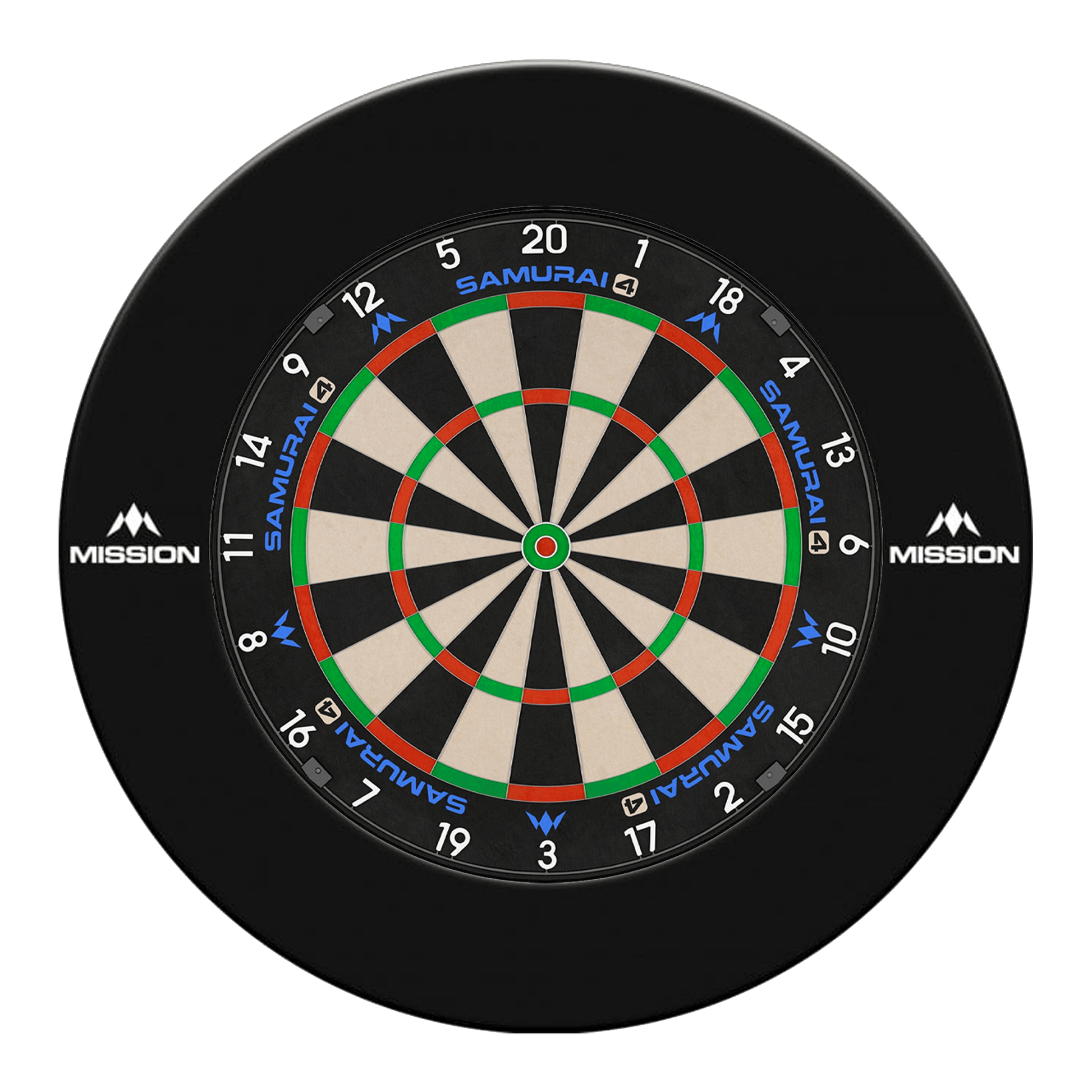 Mission Samurai 4 Dartboard & Surround Bundle Dartboard Bundles