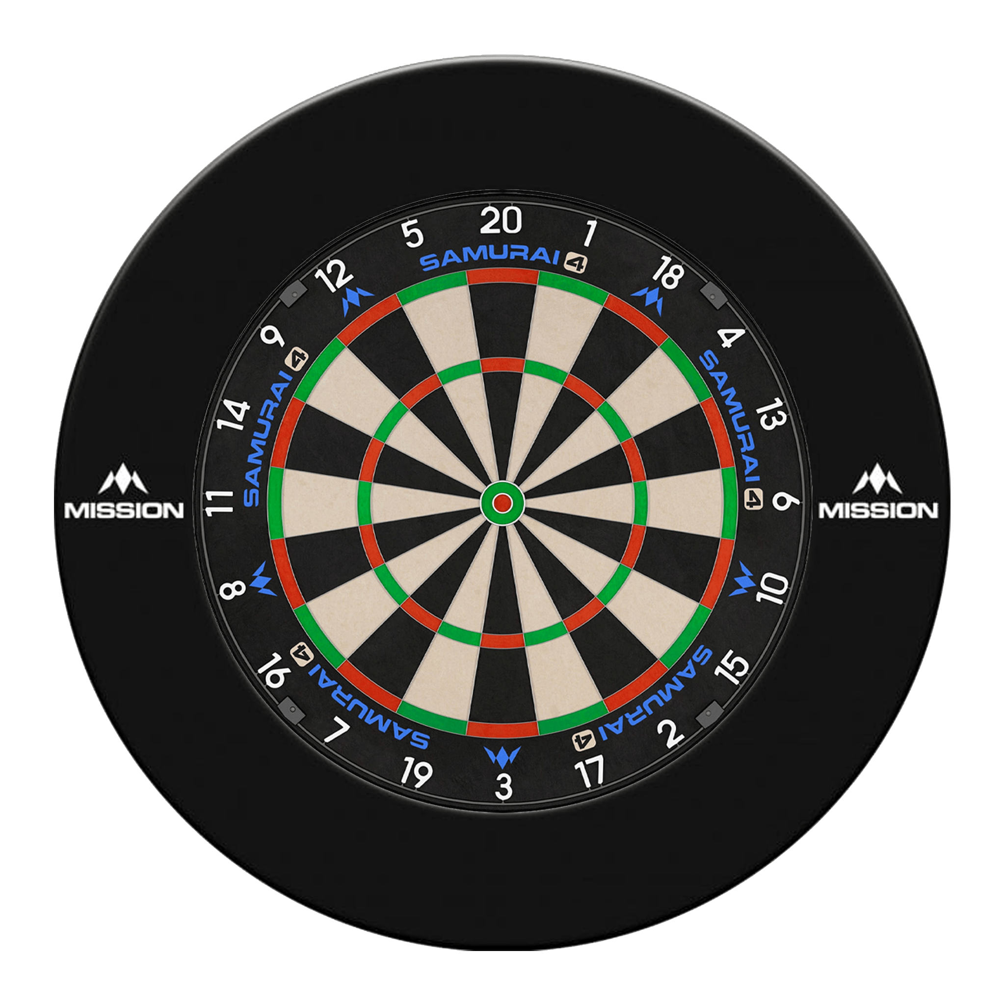 Mission Samurai 4 Dartboard & Surround Bundle Dartboard Bundles