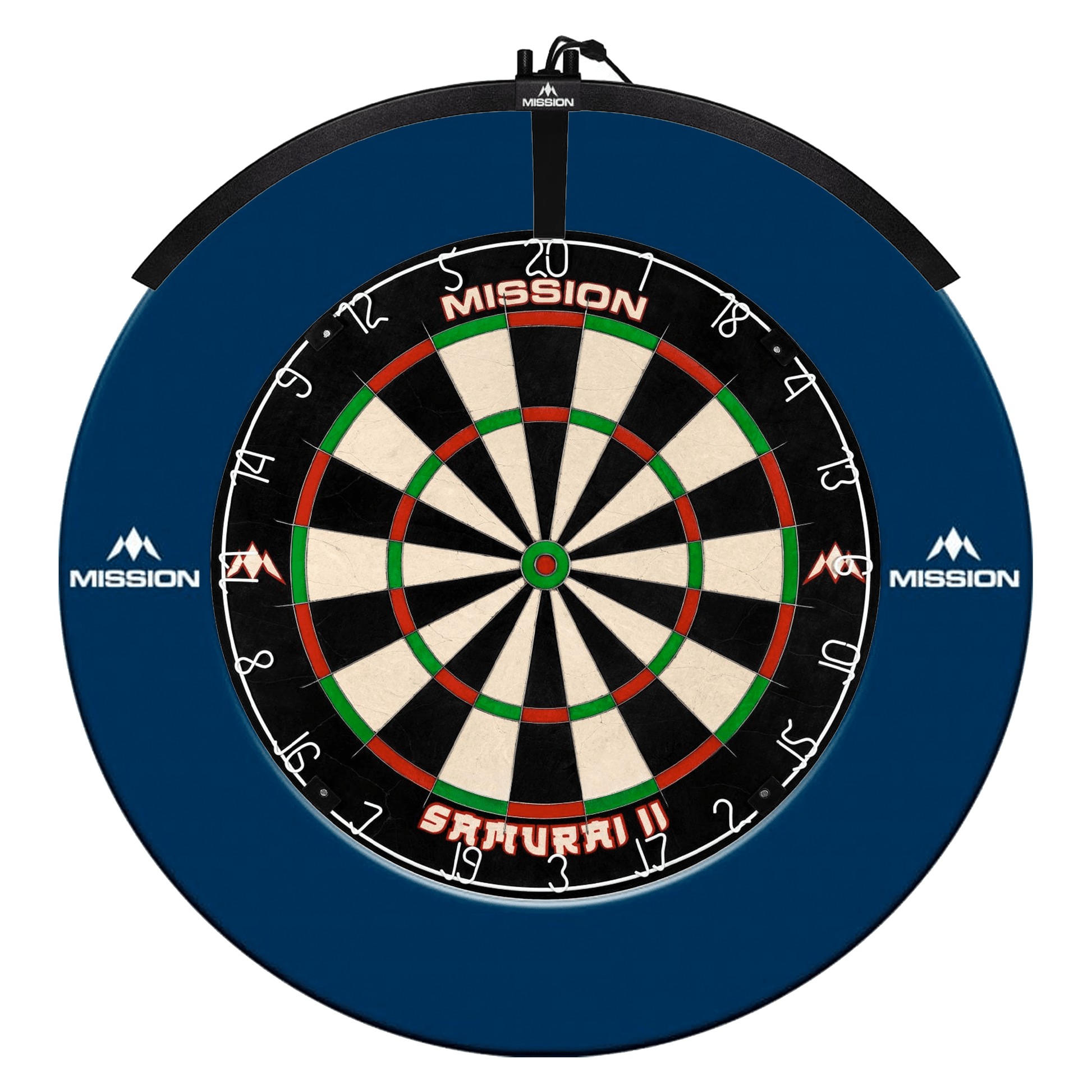Mission Samurai II Dartboard, Surround & Torus Light Bundle Dartboard Bundles