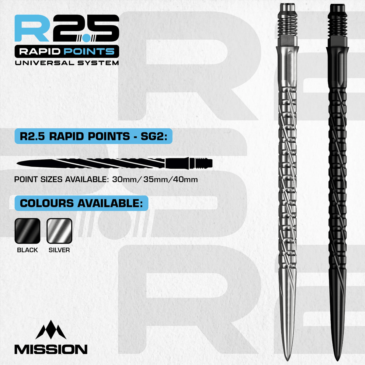 SG2 - R2.5 Rapid Dart Points