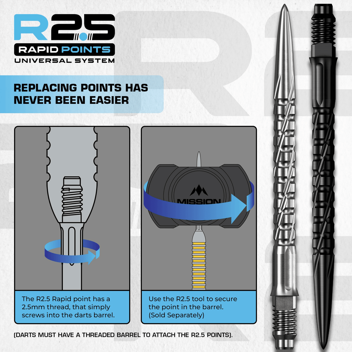 SG2 - R2.5 Rapid Dart Points