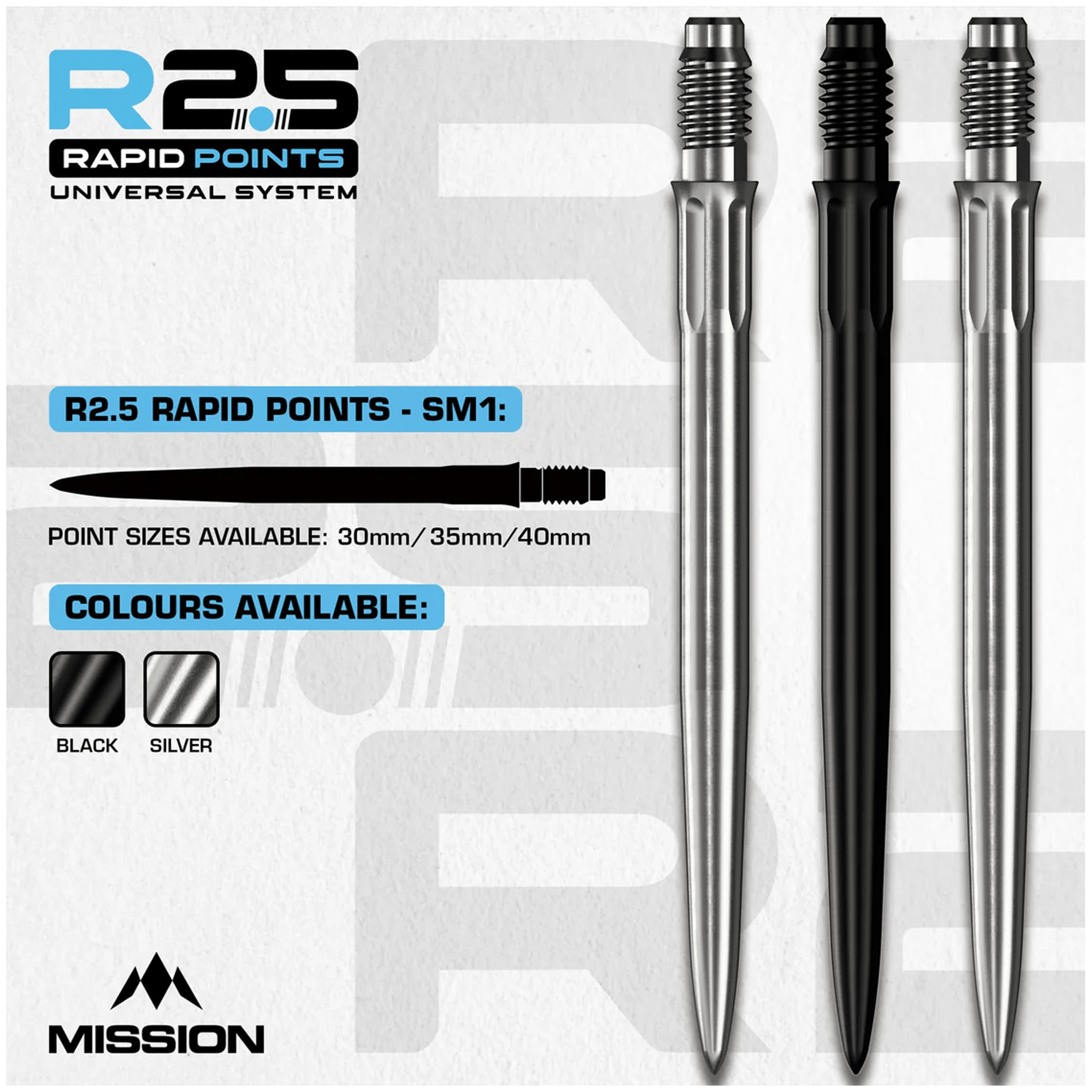 Mission SM1 - R2.5 Rapid Dart Points Dart Points